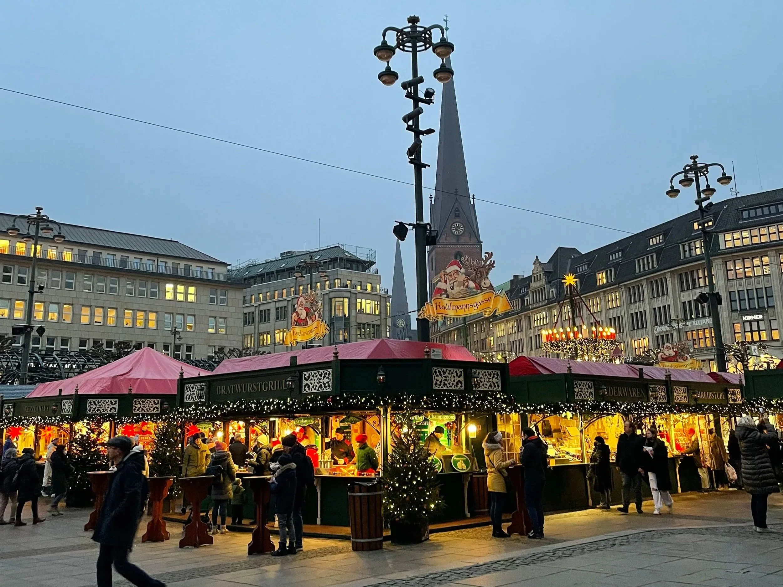 Hamburg Christmas Market at the Rathaus