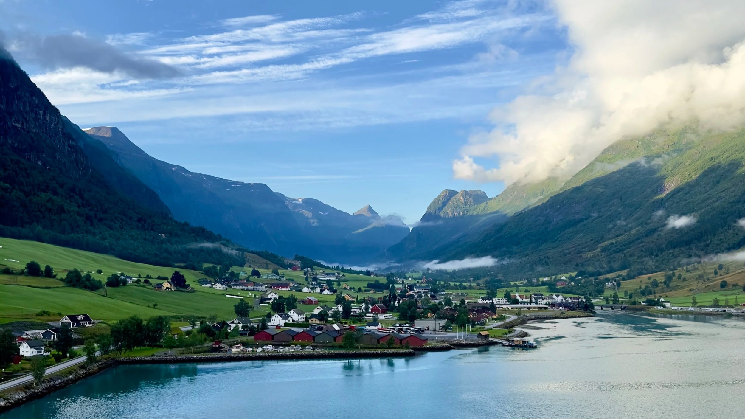 Olden and the Briksdal Glacier