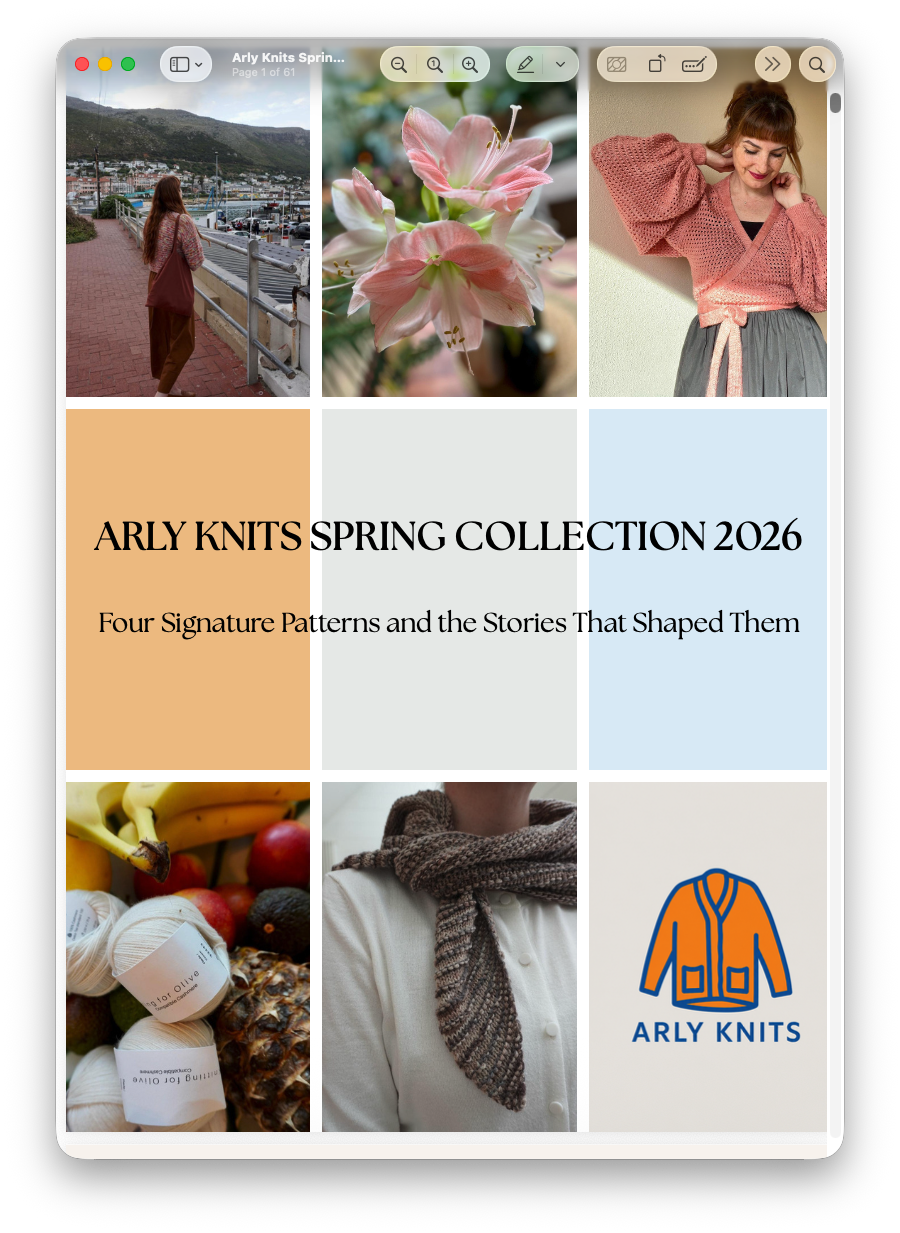 Front page - Spring Collection 2026 - Arly Knits.png