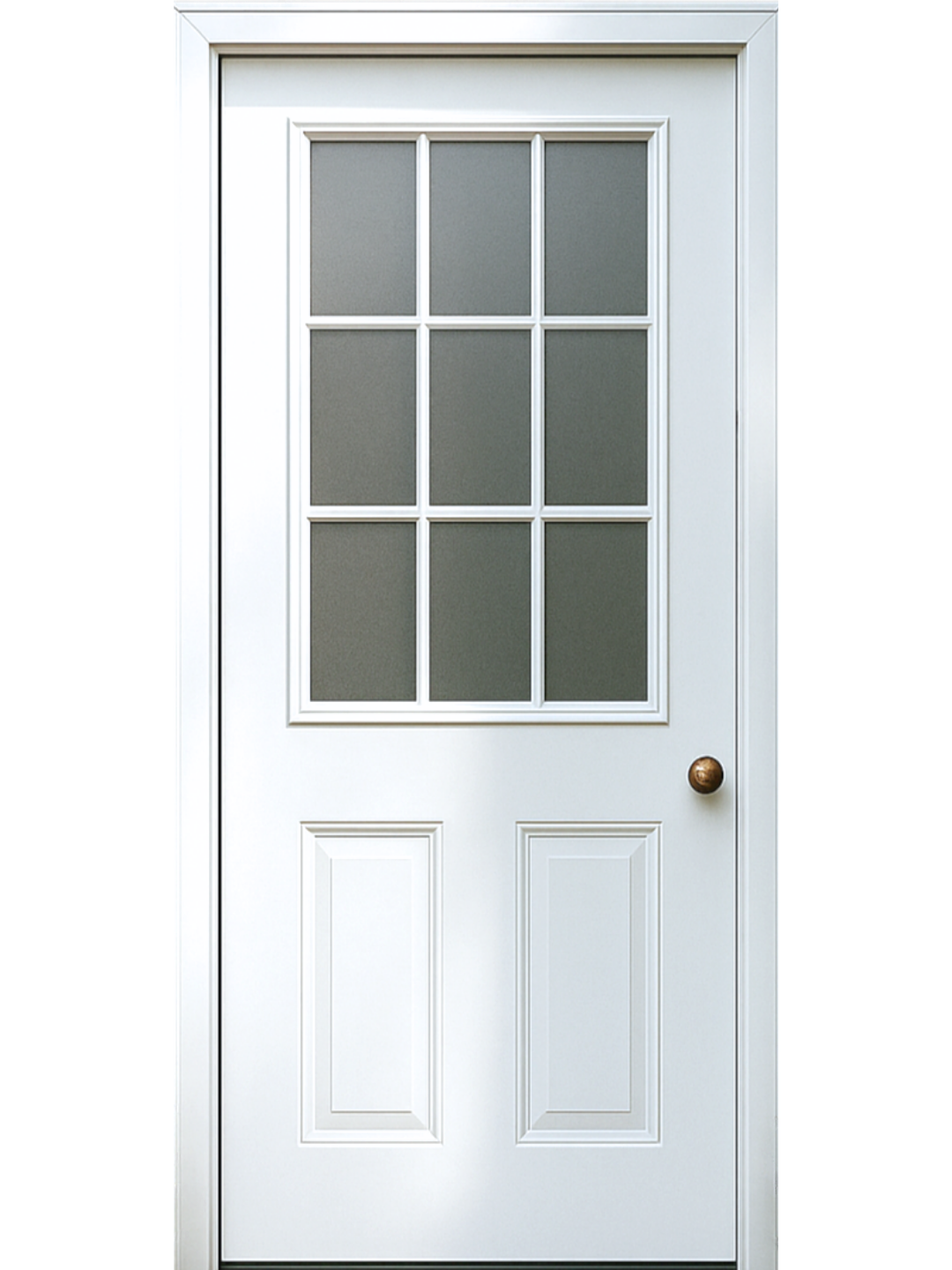 9 Lite Steel Entry Door