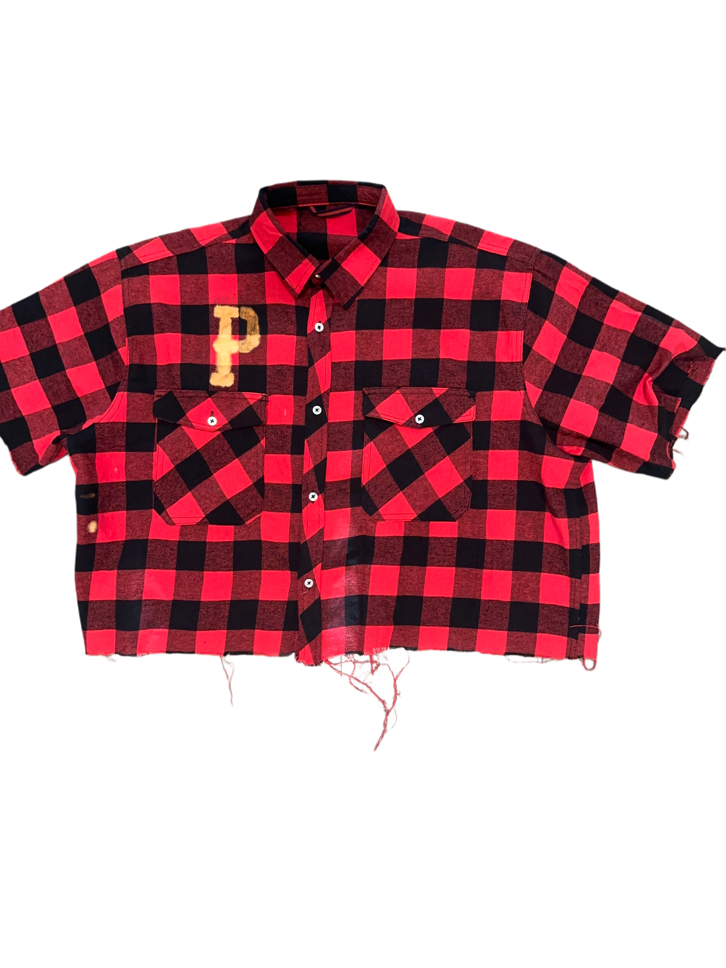 No Surrender X No Retreat Crop Flannel  (Rob Niro Inspired)