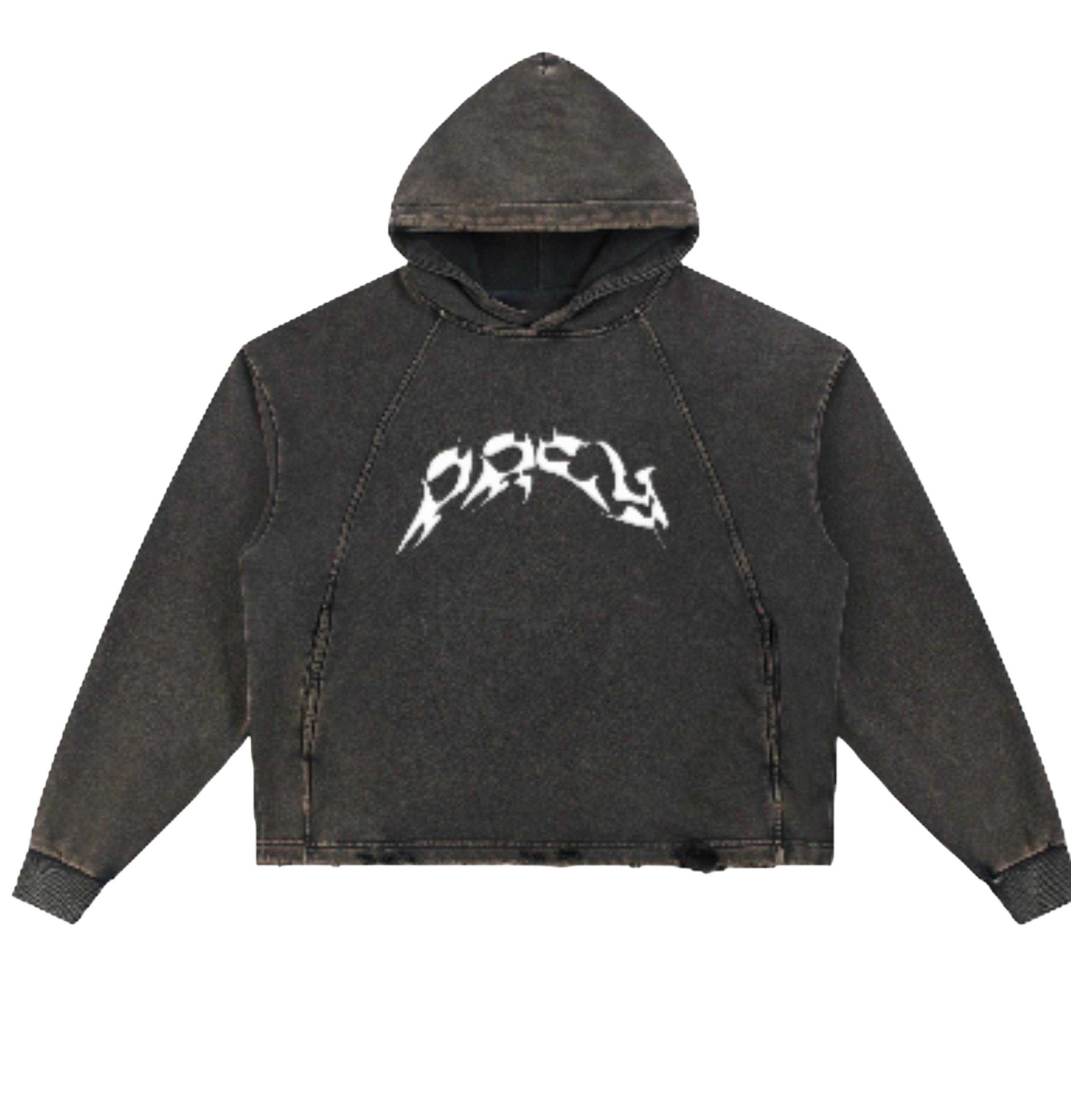 PR3Y Distressed Hoodie
