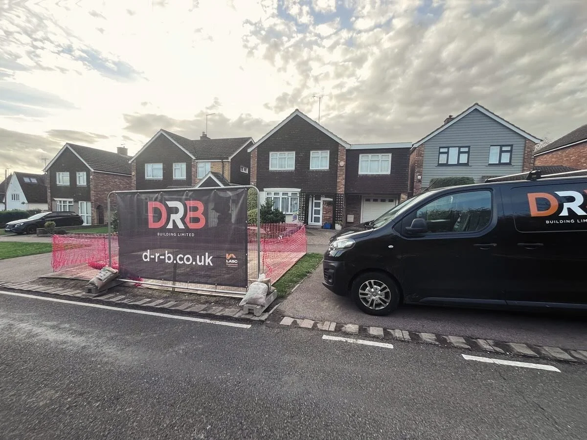 🏗️ Project Launch &ndash; Stotfold Road, Hitchin ✨

We&rsquo;re delighted to share the start of our latest project in Hitchin, where works are now well underway. With the site setup complete, the existing patio cleared and footings prepared for conc
