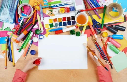 Arts &amp; crafts + Girls exercise