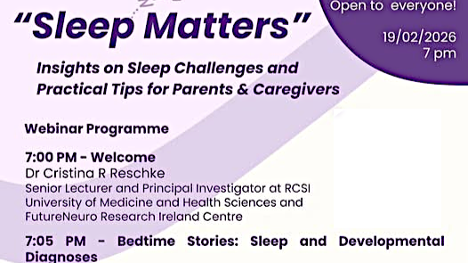 Sleep Matters - Online Webinar