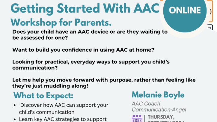 Free Online Workshop: Getting Started With AAC - For Parents