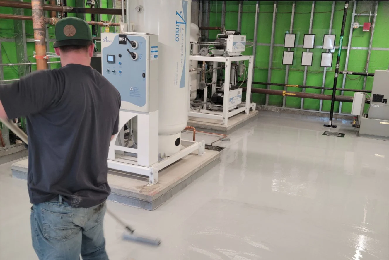 Commercial Epoxy Floor Coating - BMI Mechanical