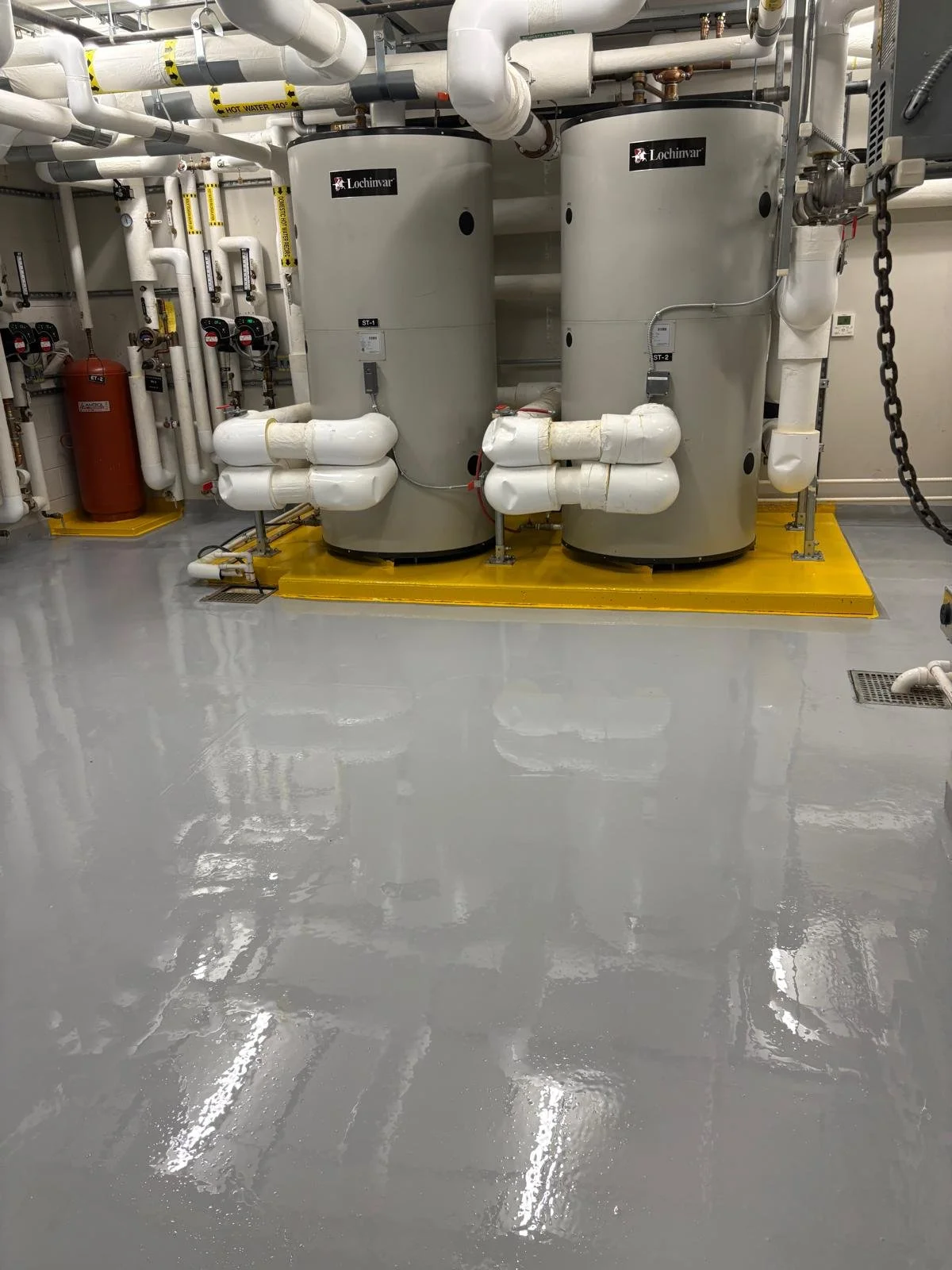 Facility Epoxy Floor Coating - BMI Mechanical