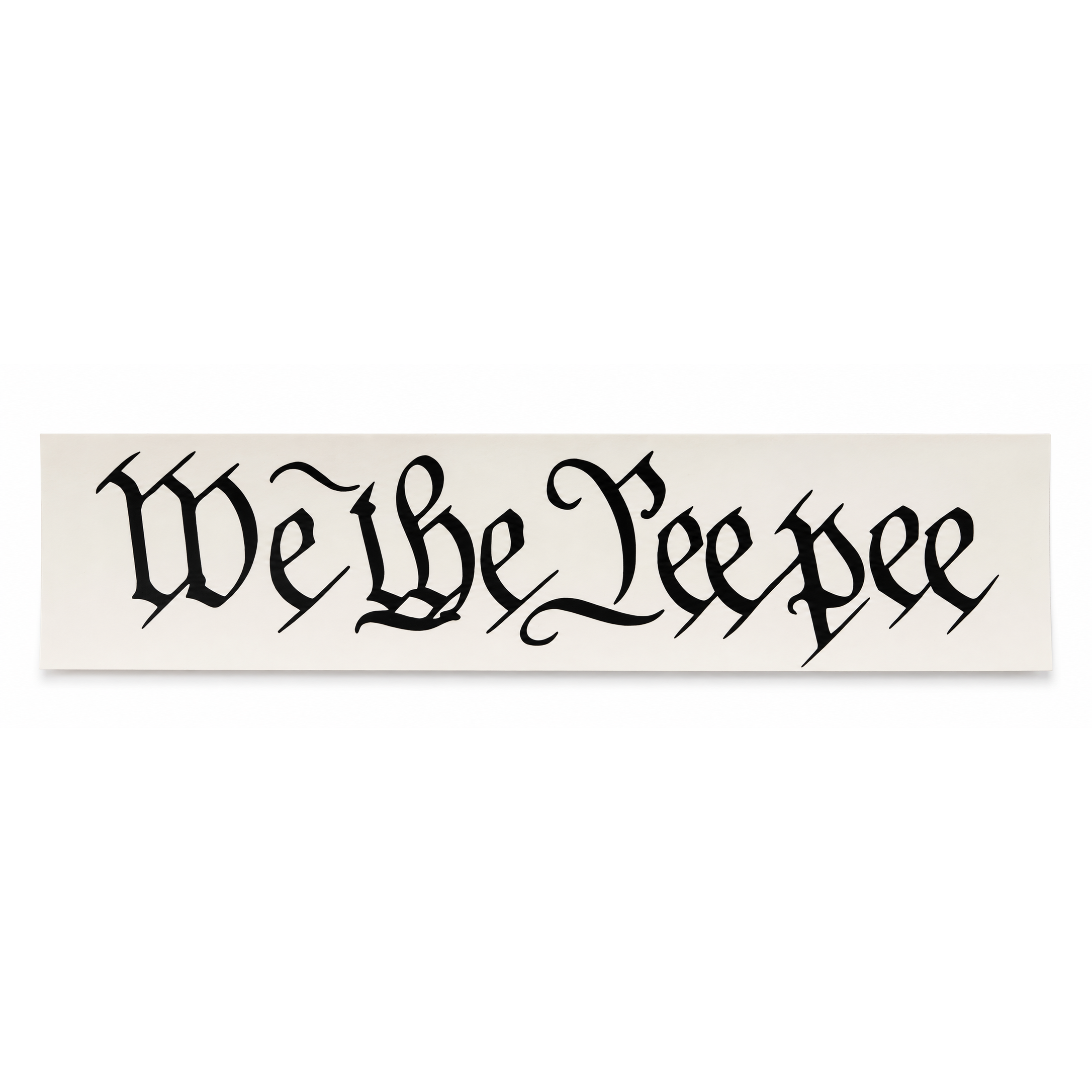 We The Pee Pee Bumper Sticker