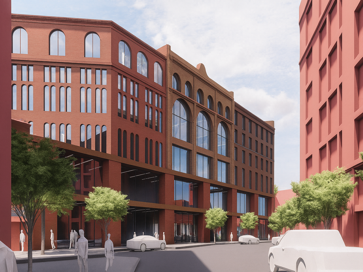 As seen from First Street