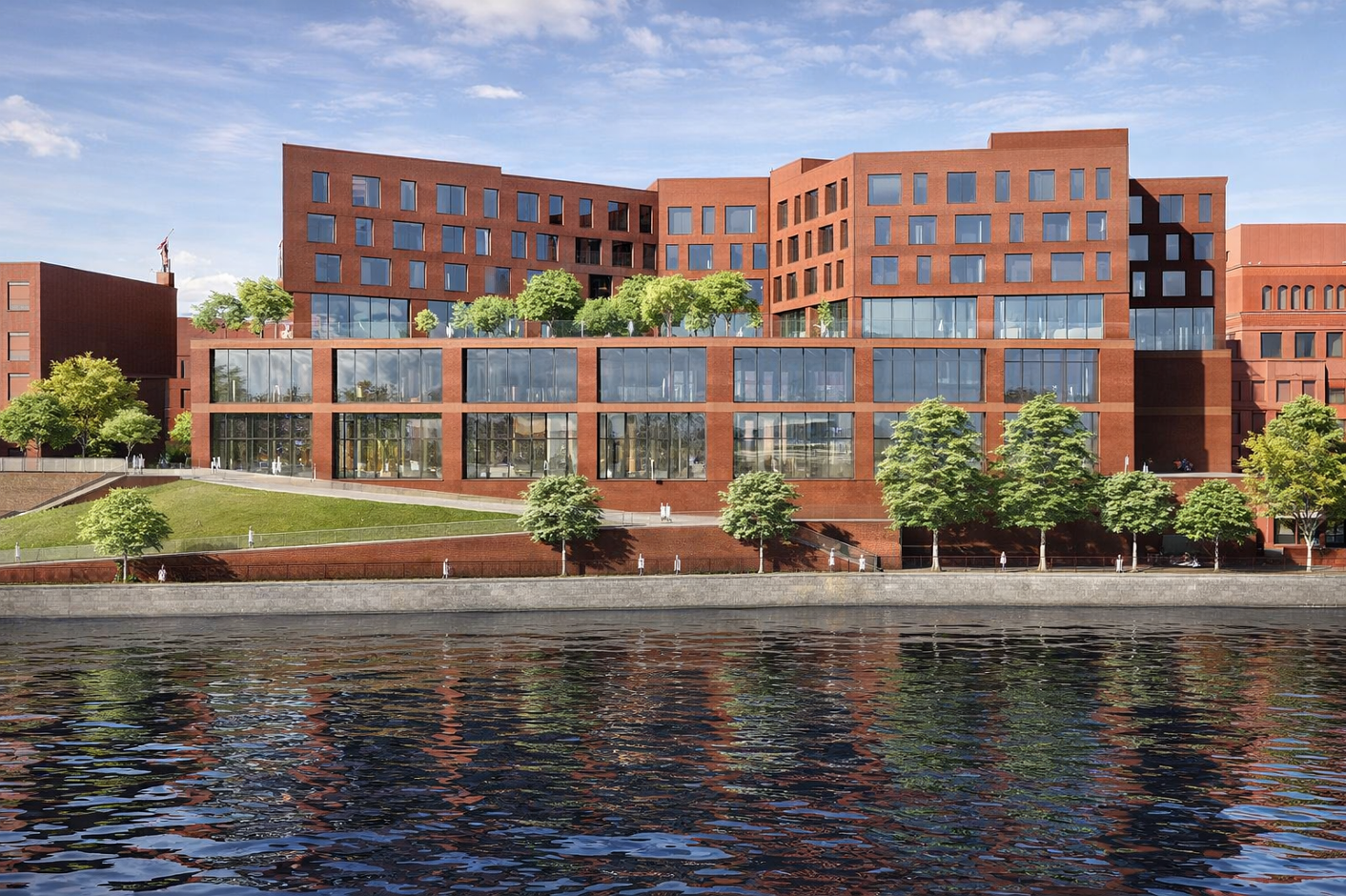 As seen from the Hudson River