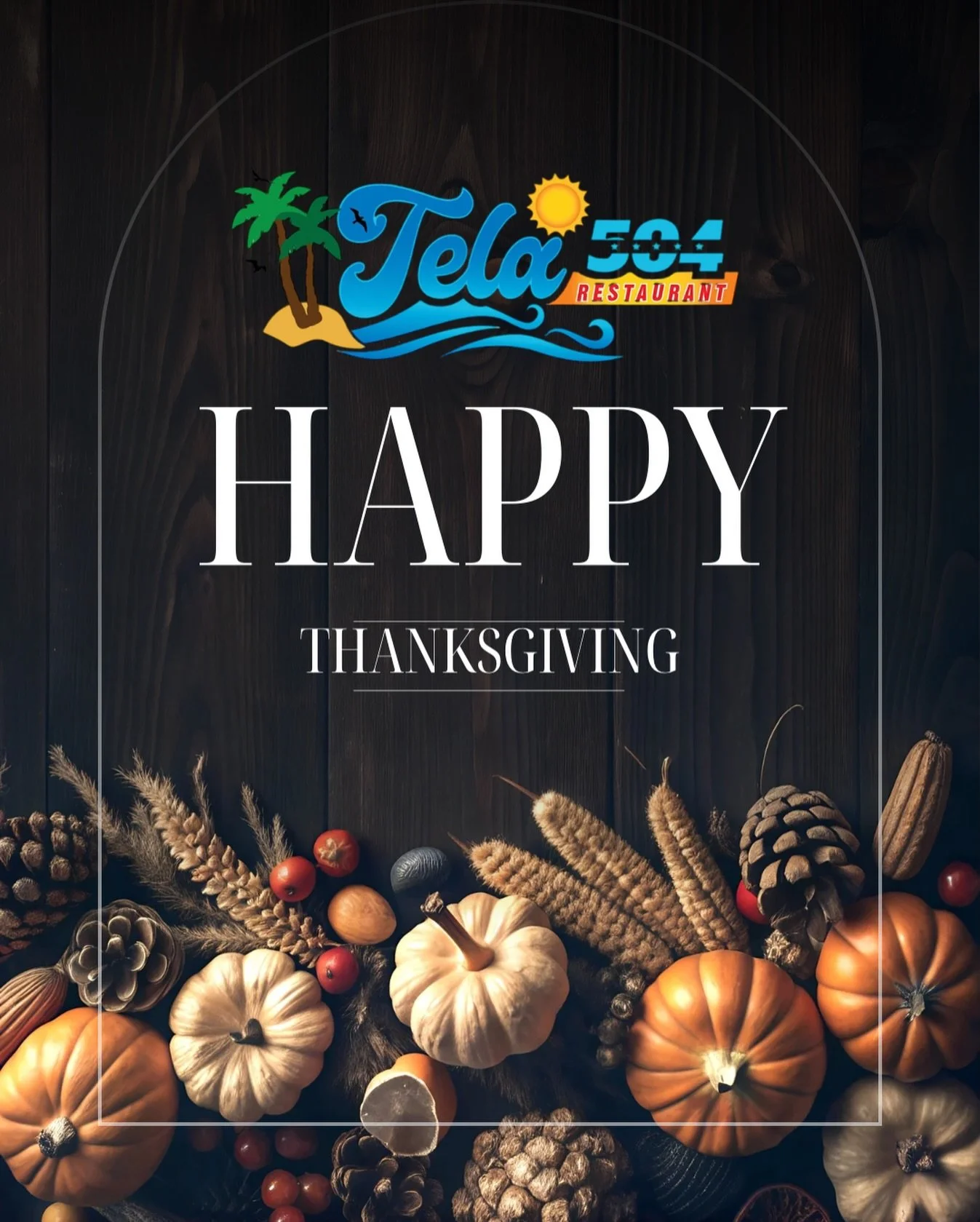 ✨ Feliz Thanksgiving desde Tela 504 Restaurante ✨

🦃🥳 Ven a celebrar con nosotros este d&iacute;a especial lleno de sabor y alegr&iacute;a.

🍽️❤️ &iexcl;Tu mesa te espera!

#Tela504 #Thanksgiving #CharlotteEats ComidaConSabor FiestaLatina GraciasP