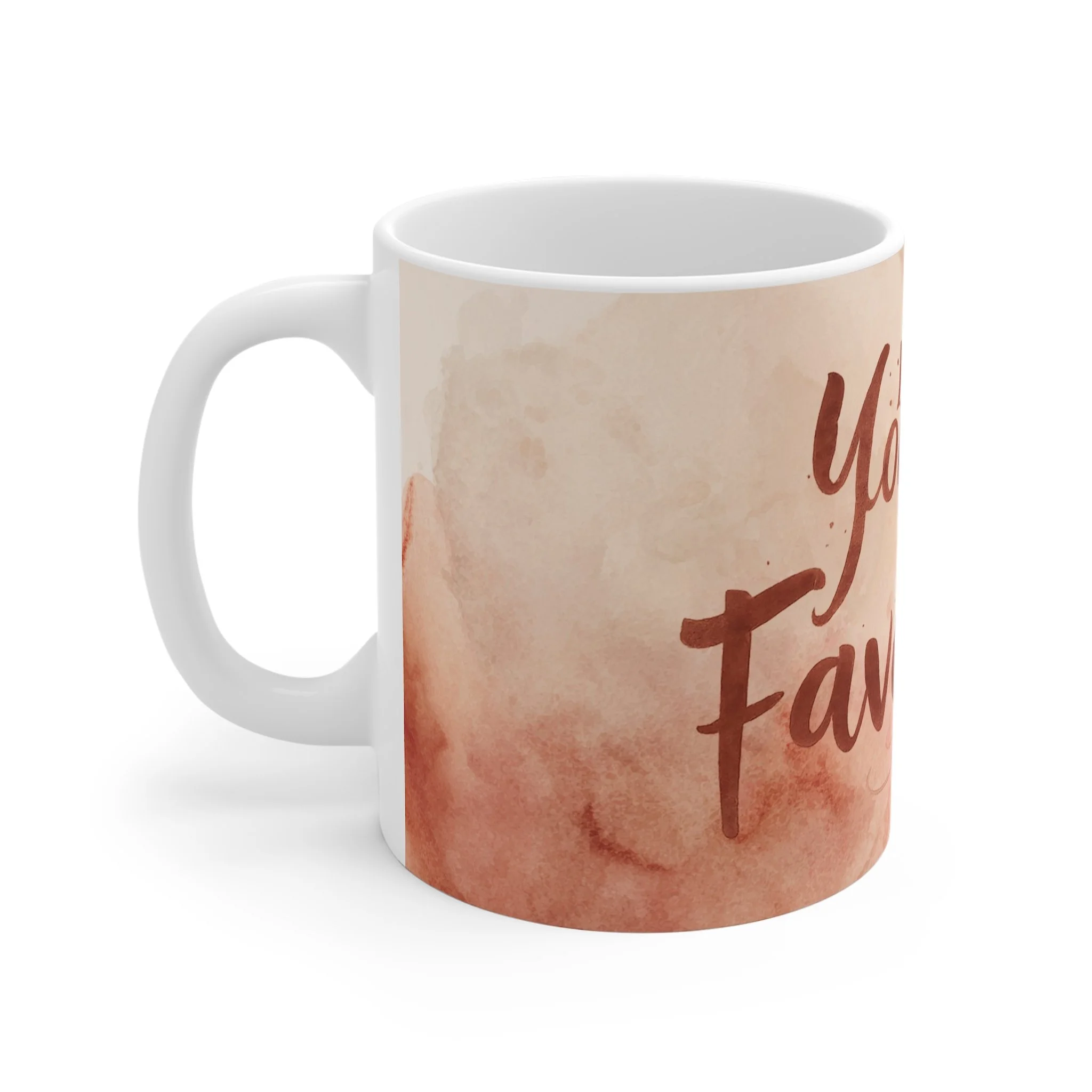 You're My Favourite Mug | Valentine’s Day Watercolour Love Quote Coffee Cup Gift