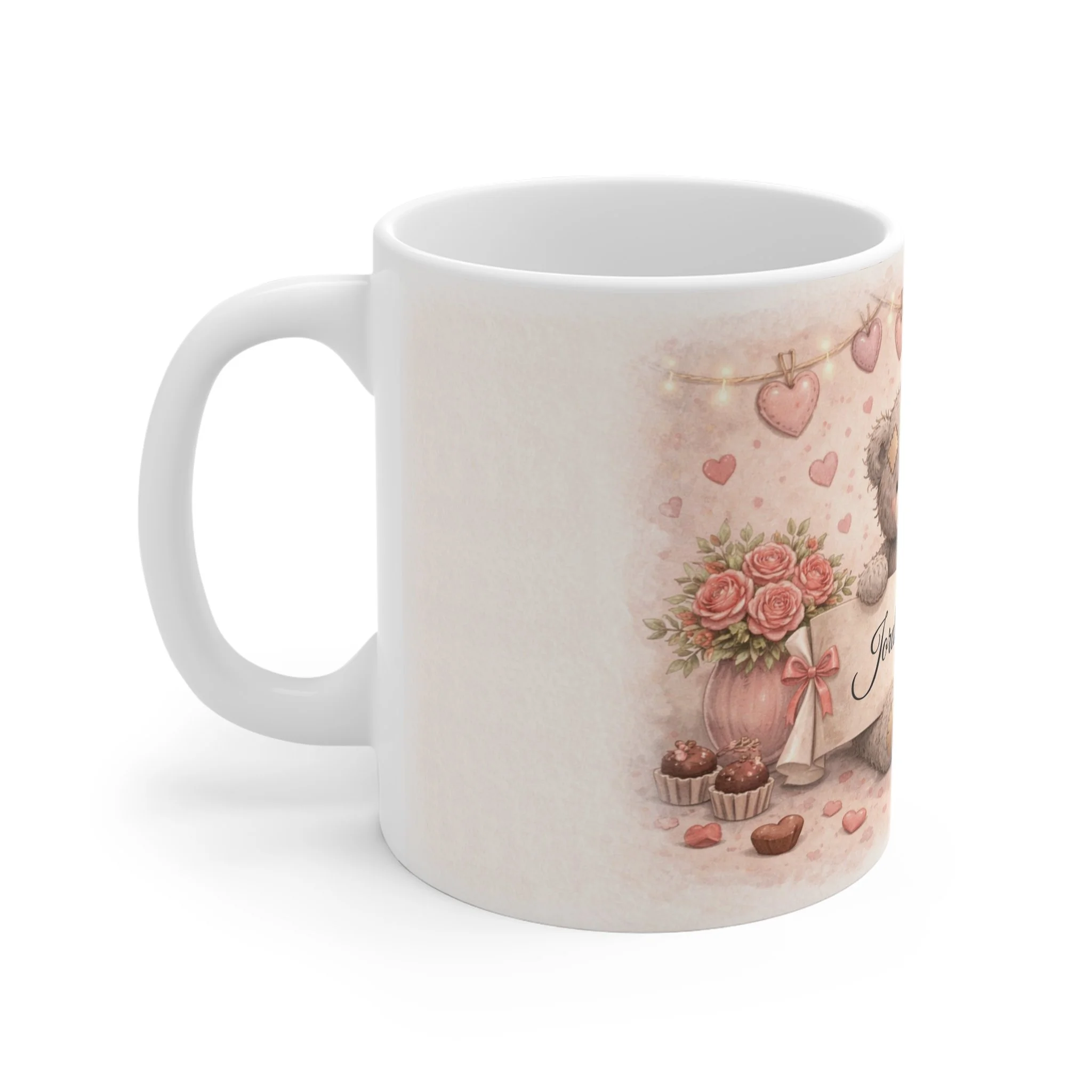 Personalised Tatty Bear Couple Mug | Cute Valentine Gift