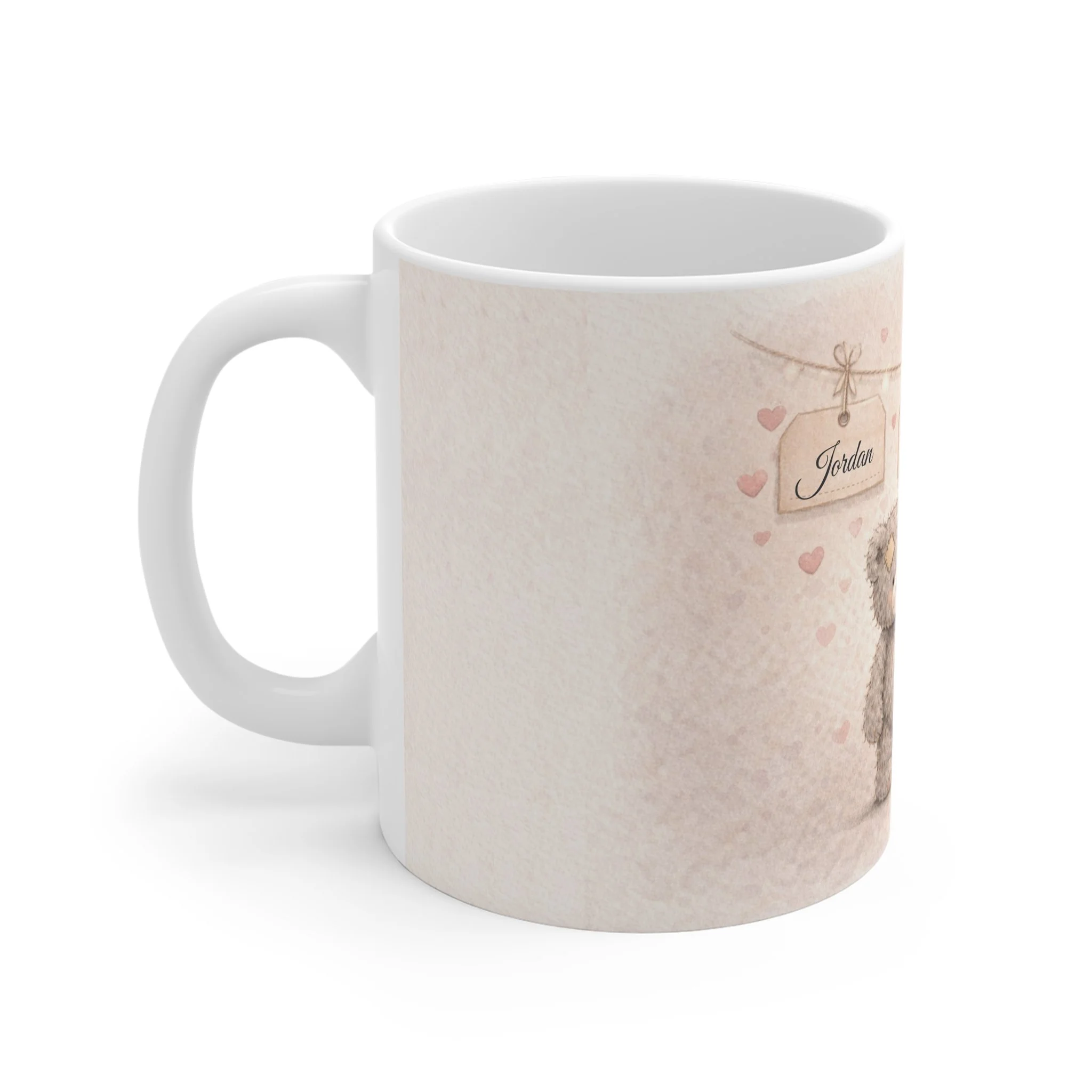 Personalised Tatty Bear Couple Mug | Names & Year Valentine Gift