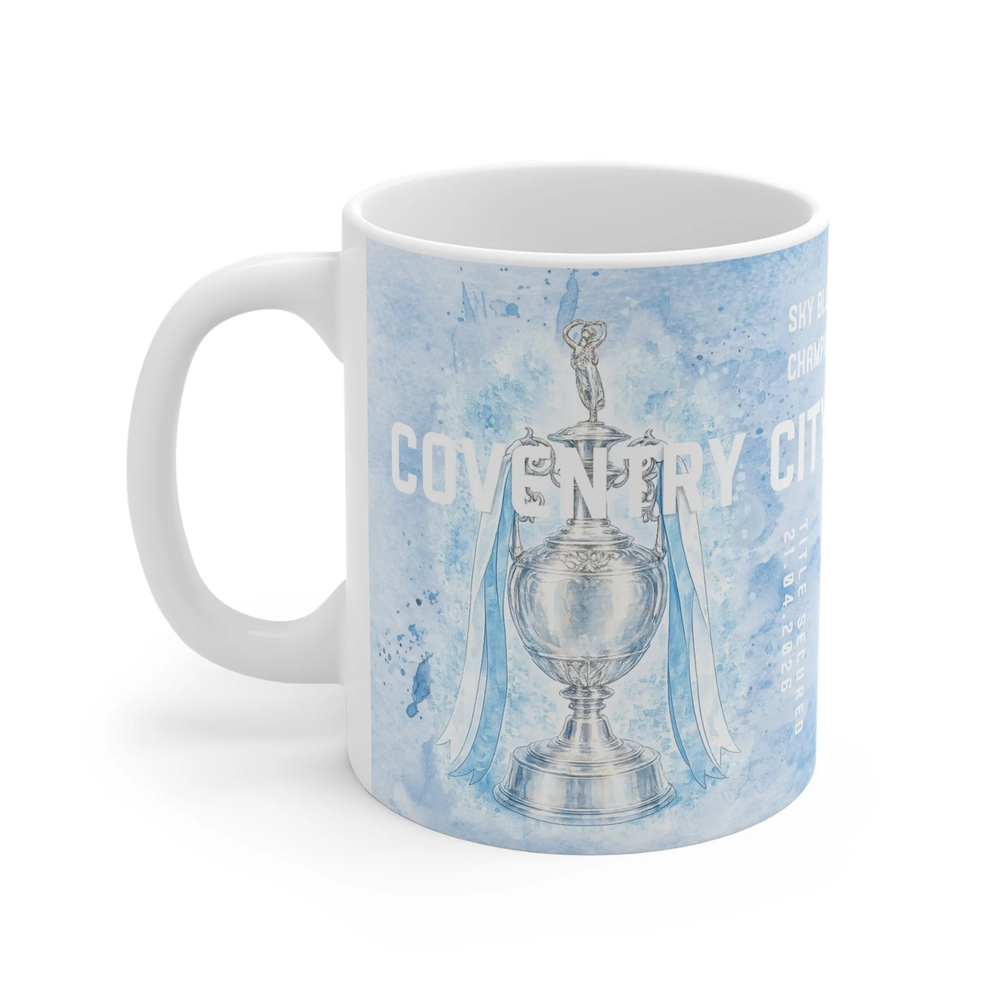 Coventry City Champions Mug 2025/26 | Championship Winners Sky Blues Gift