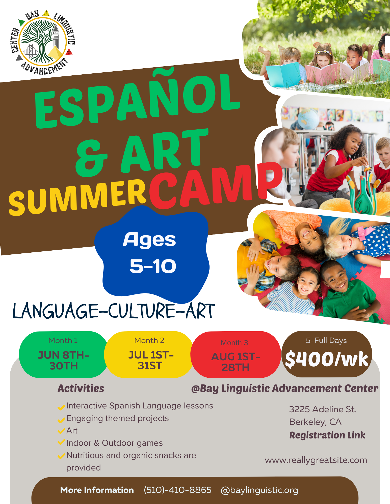 Español & Art Camp Full-Week