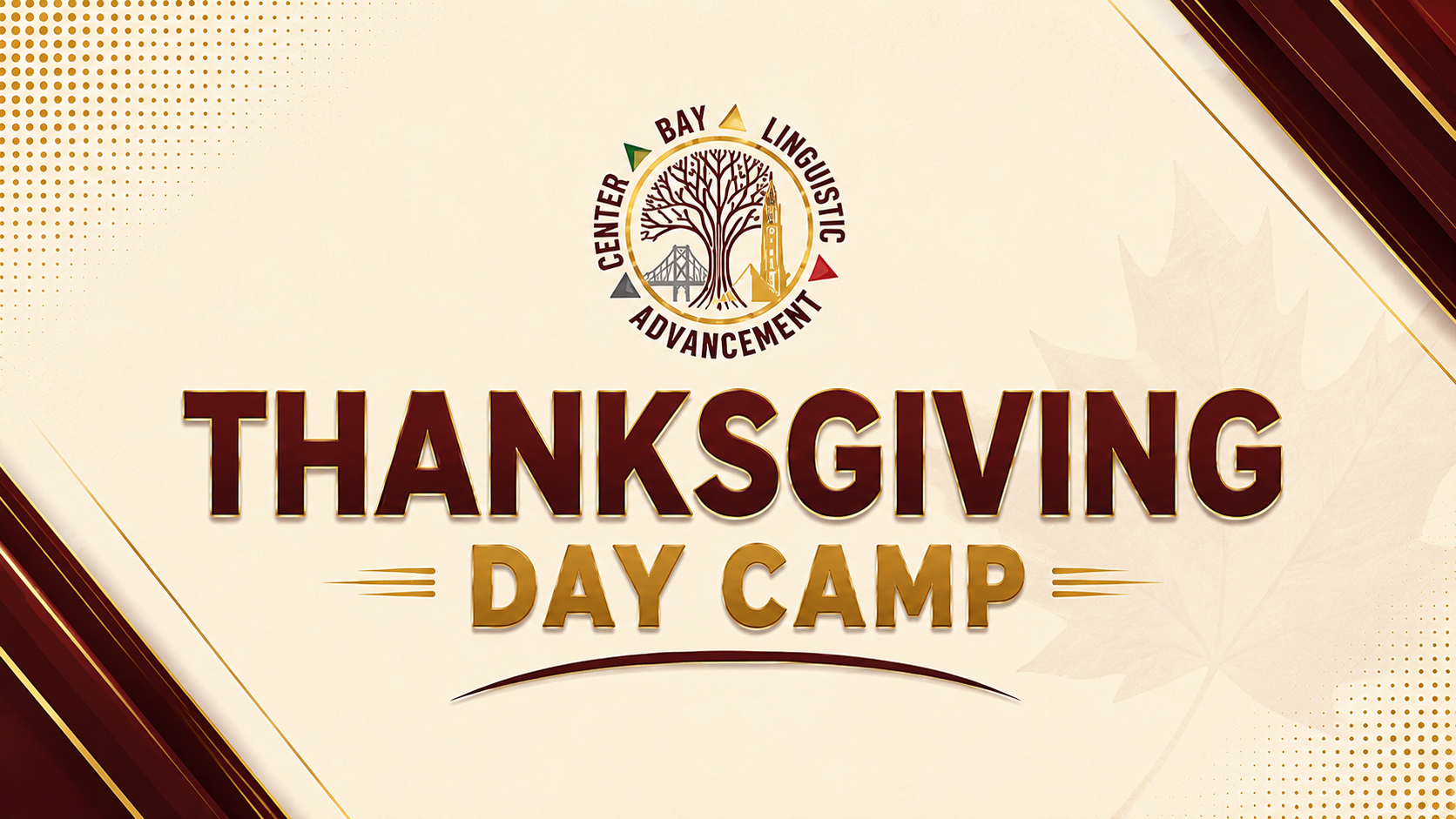 Thanksgiving Day Camp