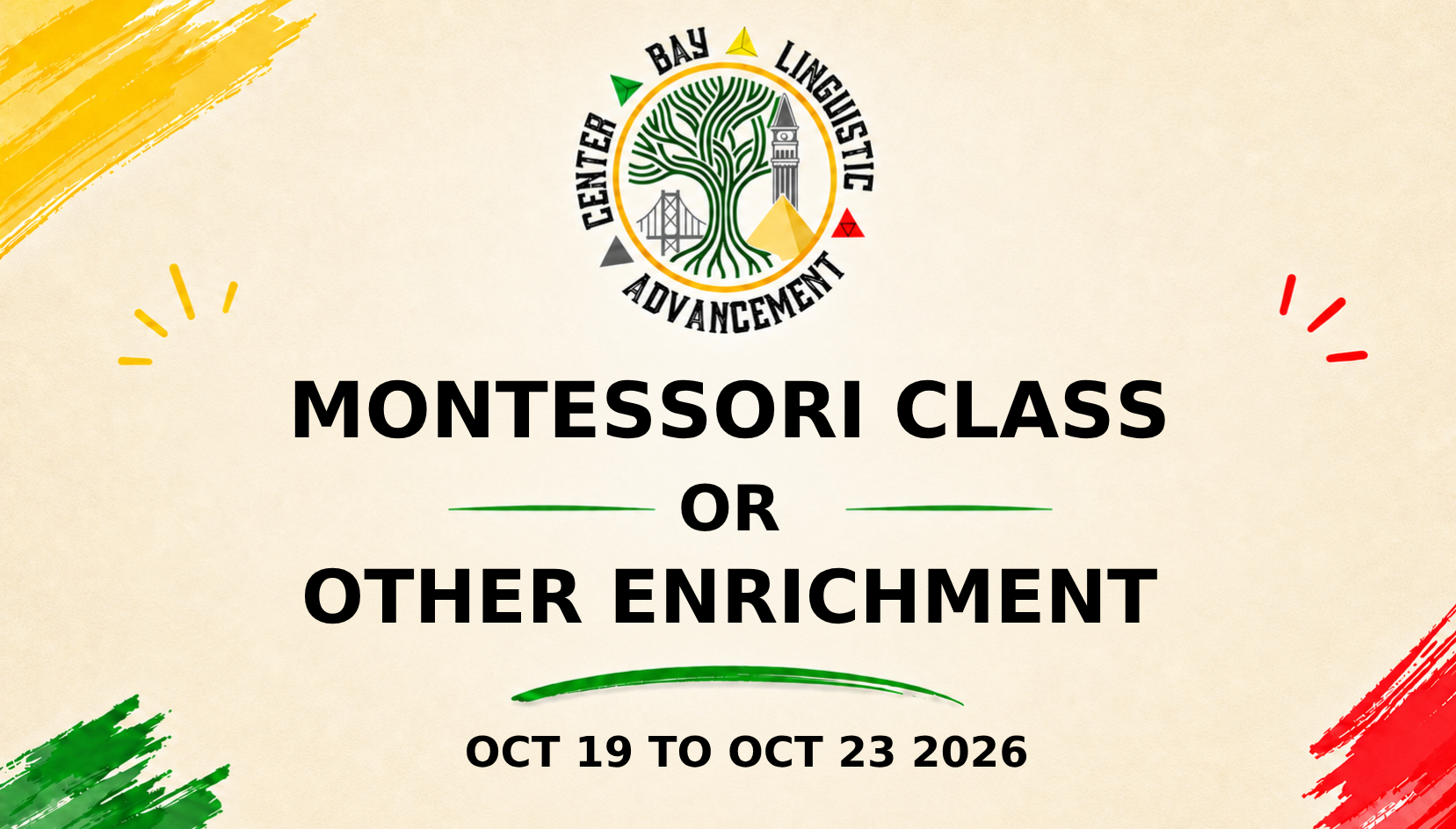 Montessori Class OR other Enrichment