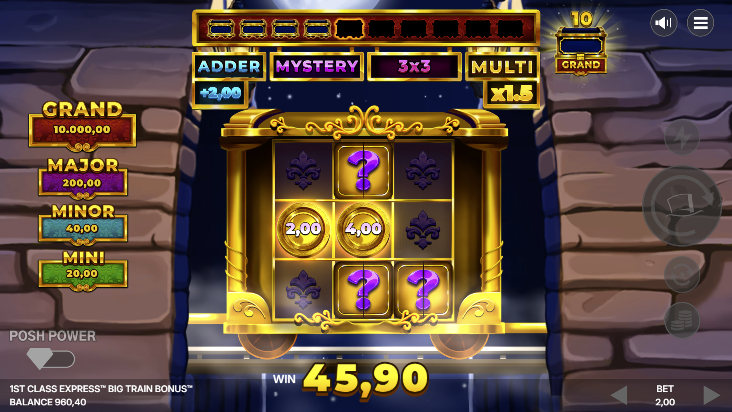 Big Train Bonus Triggered 2
