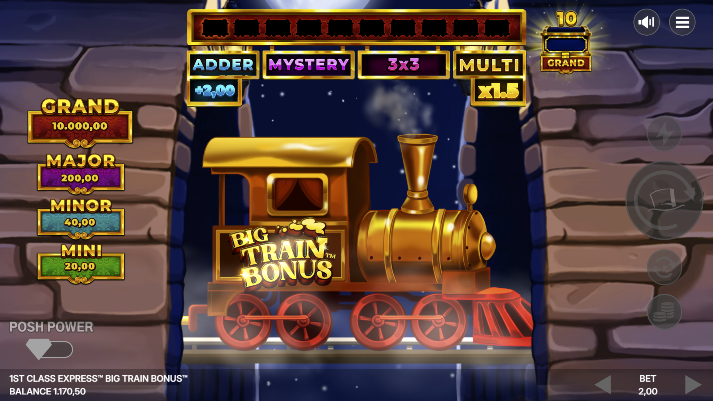 Big Train Bonus Triggered 1