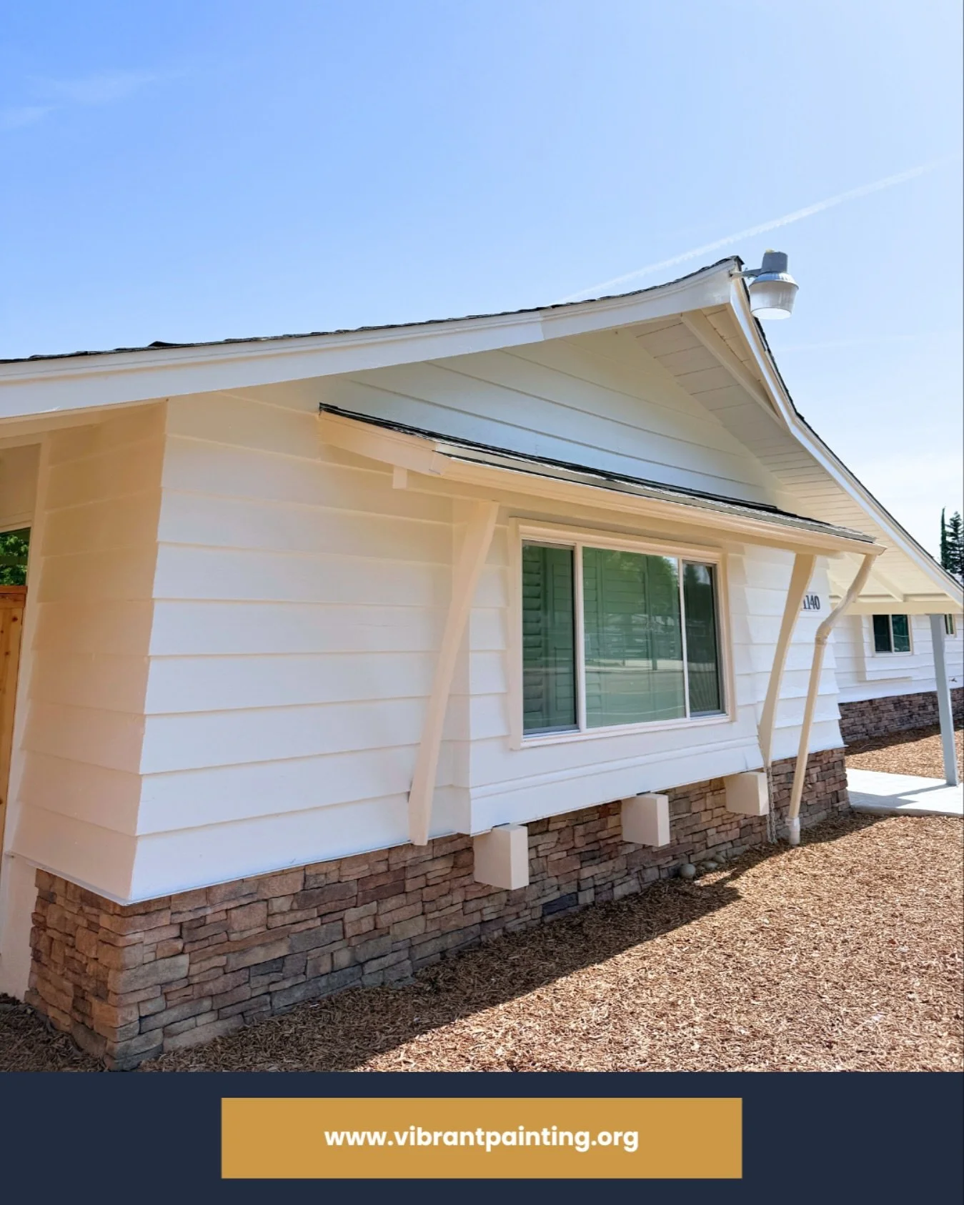 Fresh coat. Fresh start.

This bright white exterior brings out the architecture&rsquo;s best angles while giving the whole home a crisp, clean edge. Timeless, durable, and ready to shine for years to come.

Exterior transformation by Vibrant Paintin