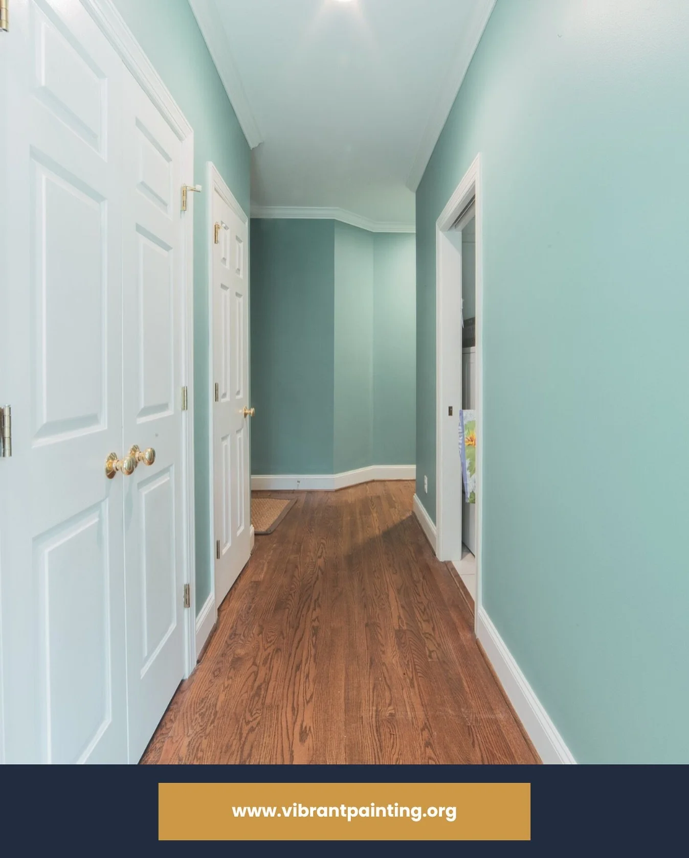 Hallway, reimagined.

This often-overlooked space received a vibrant transformation with a professional interior paint job in a refreshing aqua. The new color adds personality and flow, brightening every step.

Ready to color your world? Get a free e