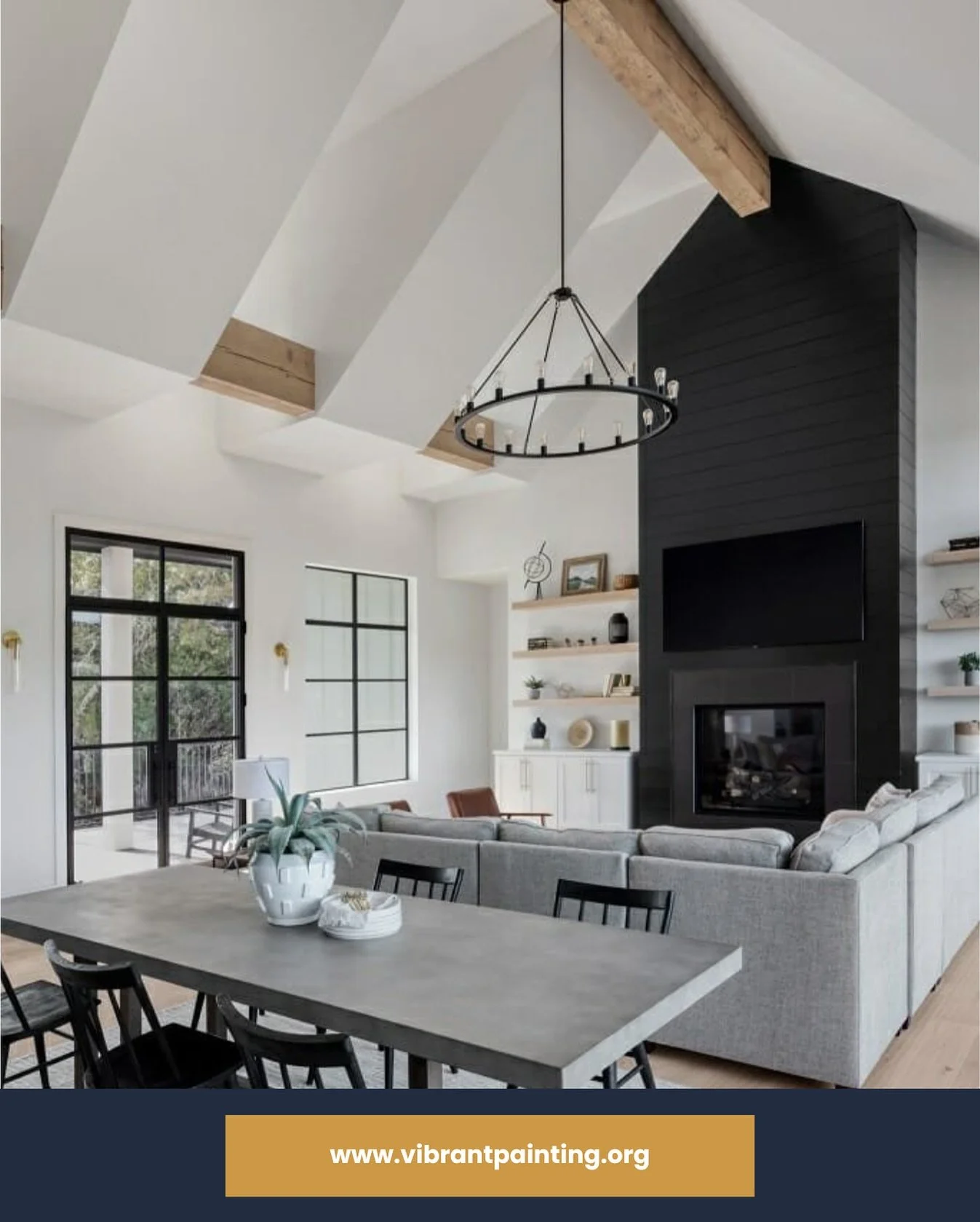 Modern contrast. Effortless harmony.

This living space highlights the art of interior painting, with crisp whites and deep tones creating balance, warmth, and sophistication.

A refined atmosphere where design and comfort meet.

// Vibrant Painting
