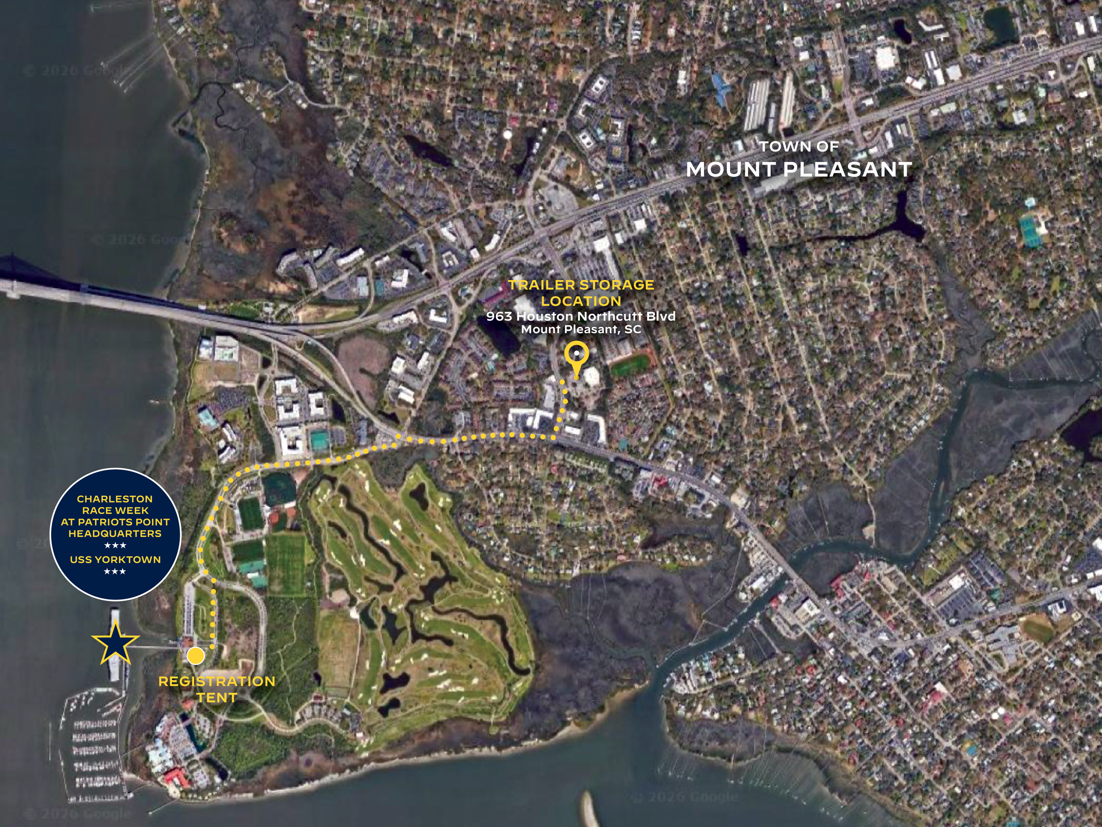 Trailer Storage Available for Charleston Race Week at Patriot’s Point