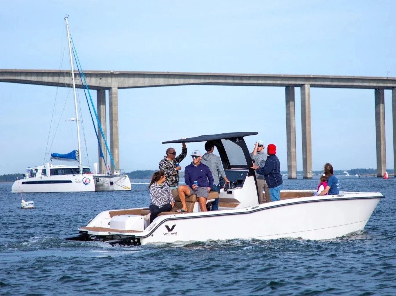 Powering the View: Volare Boats Drives On-the-Water Media at Charleston Race Week