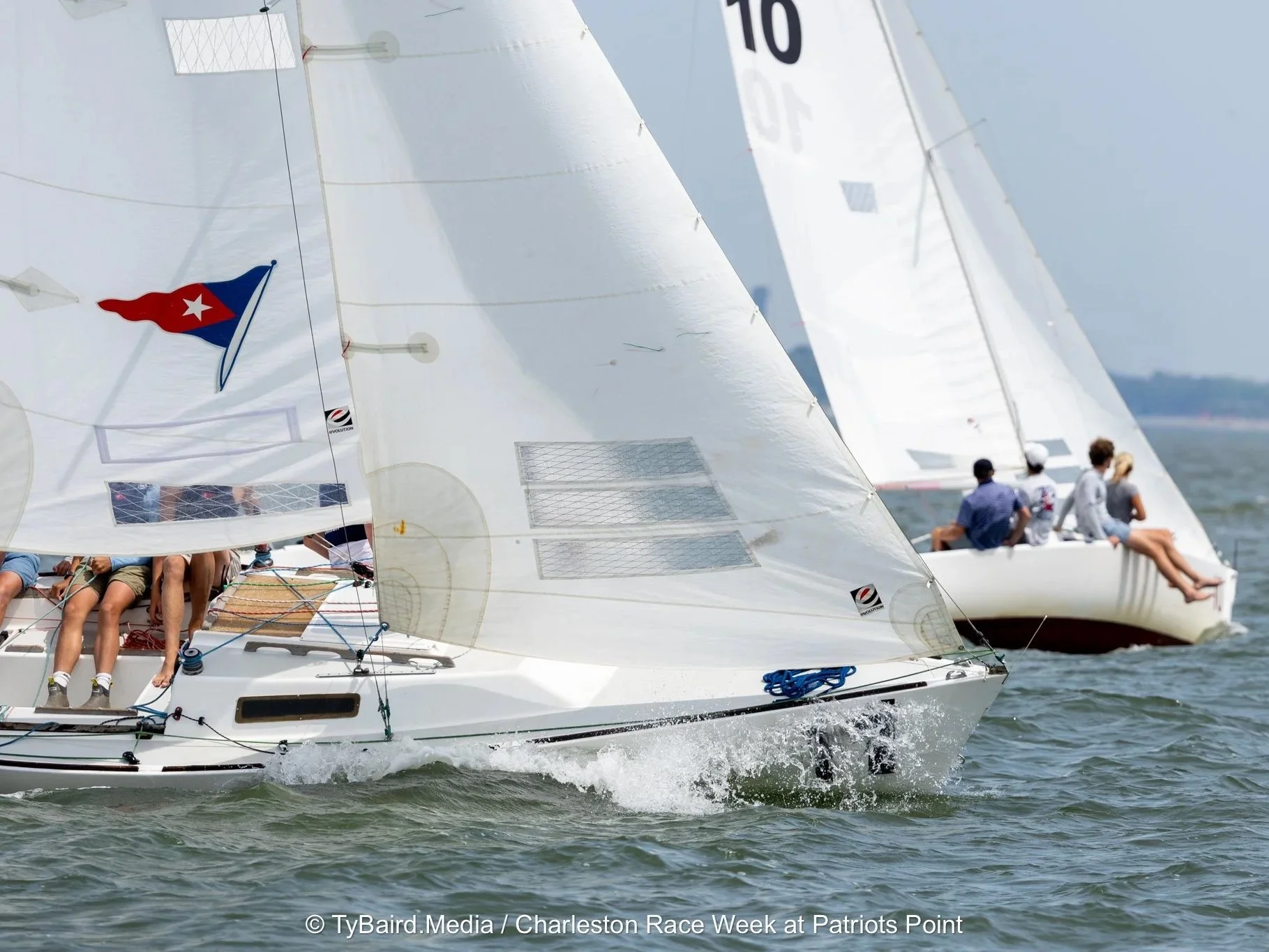 Moving Day for Competitors in Charleston Race Week at Patriots Point
