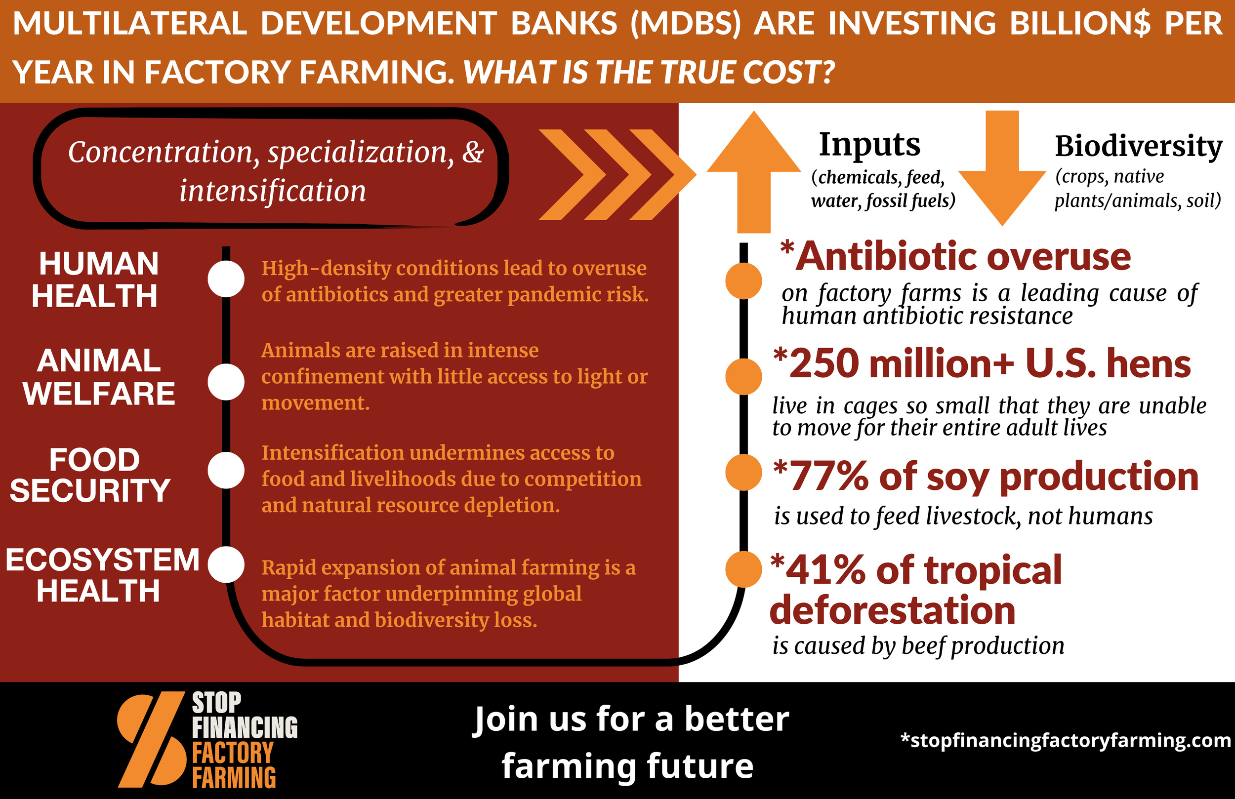 The True Costs of Factory Farming: S3F Infographic — Stop Financing ...
