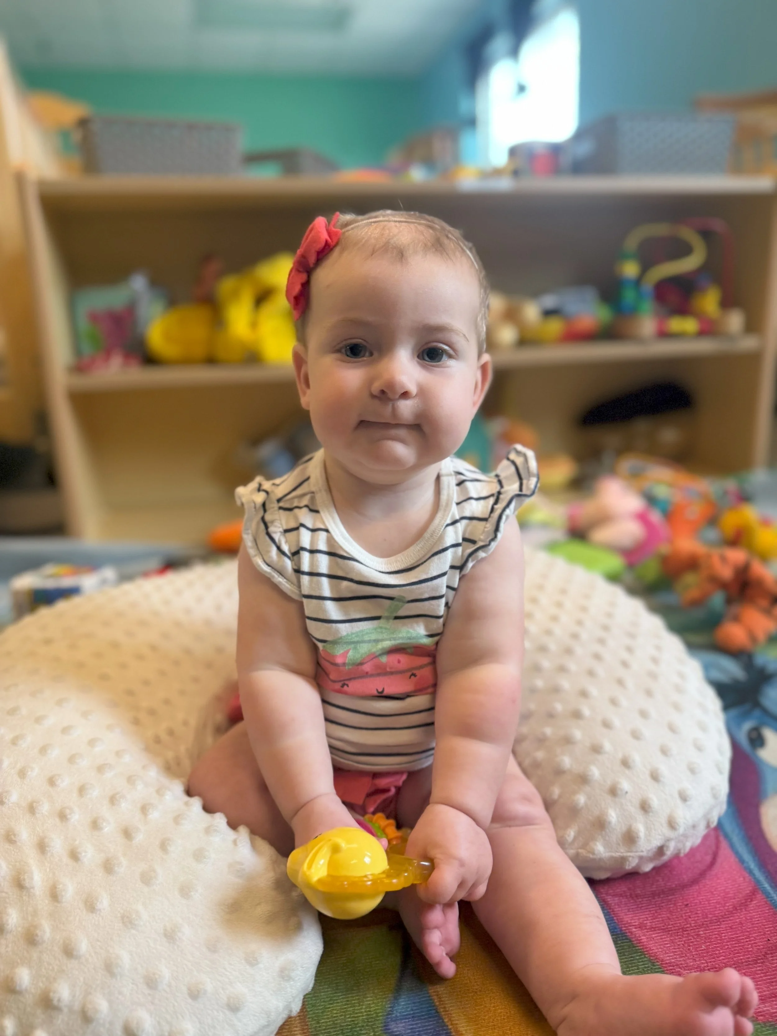 Play time in the toddler room.