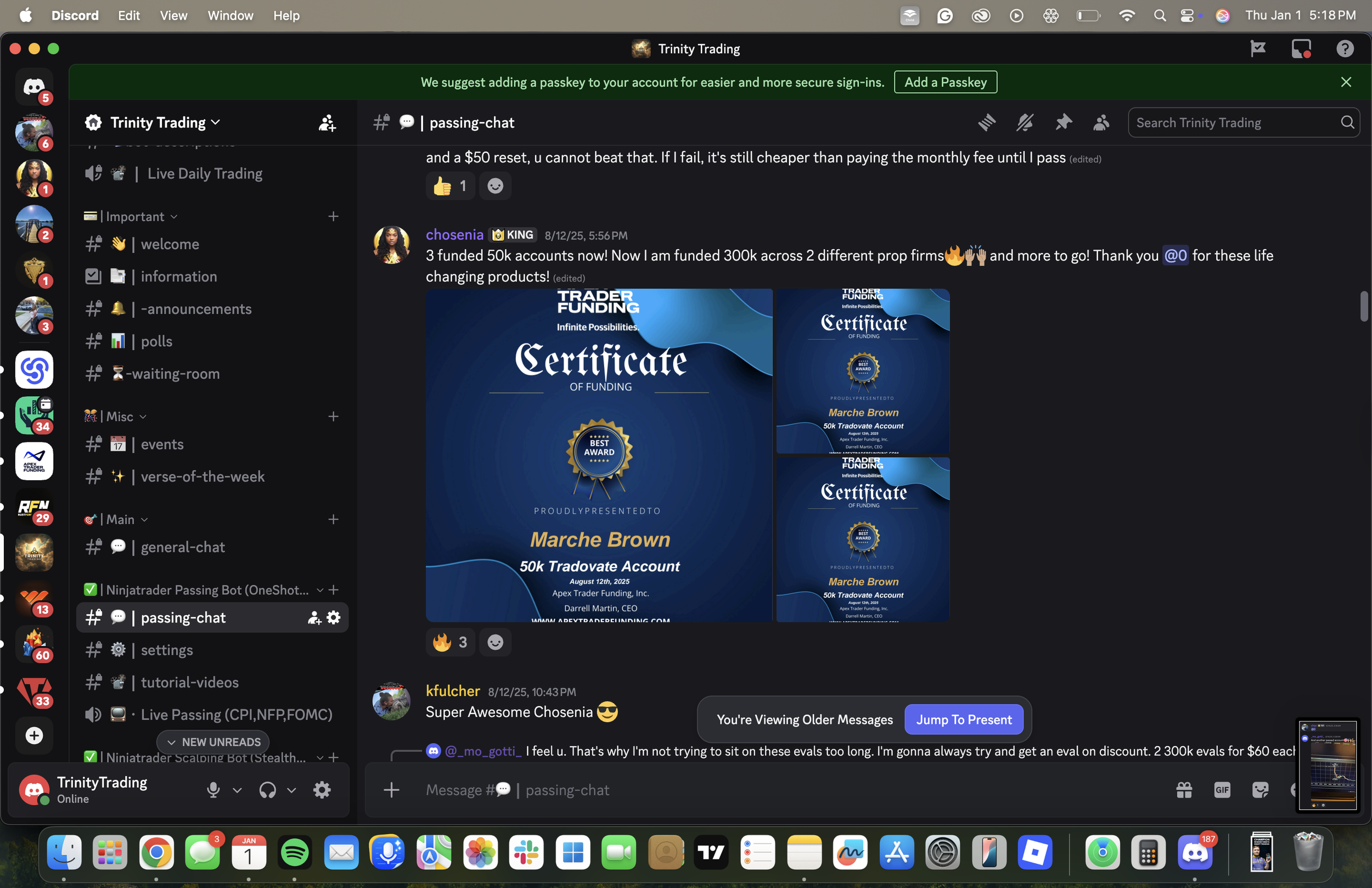 Discord screenshot result