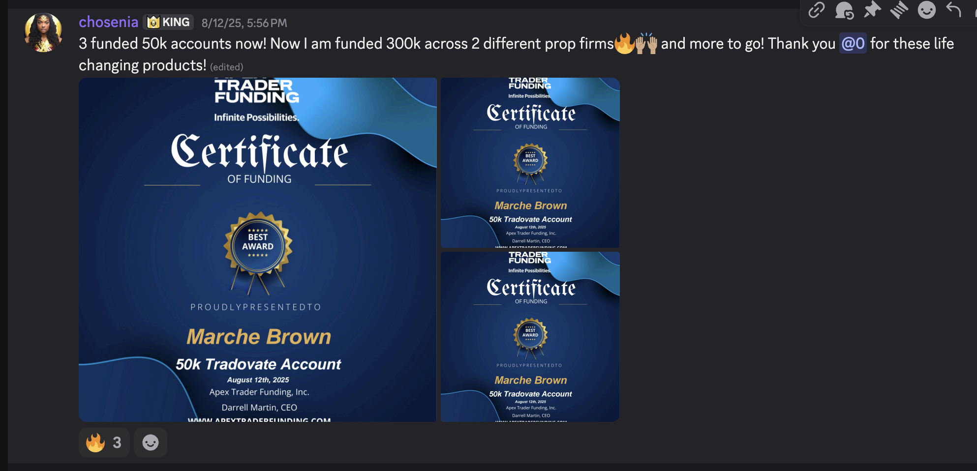 Discord screenshot result