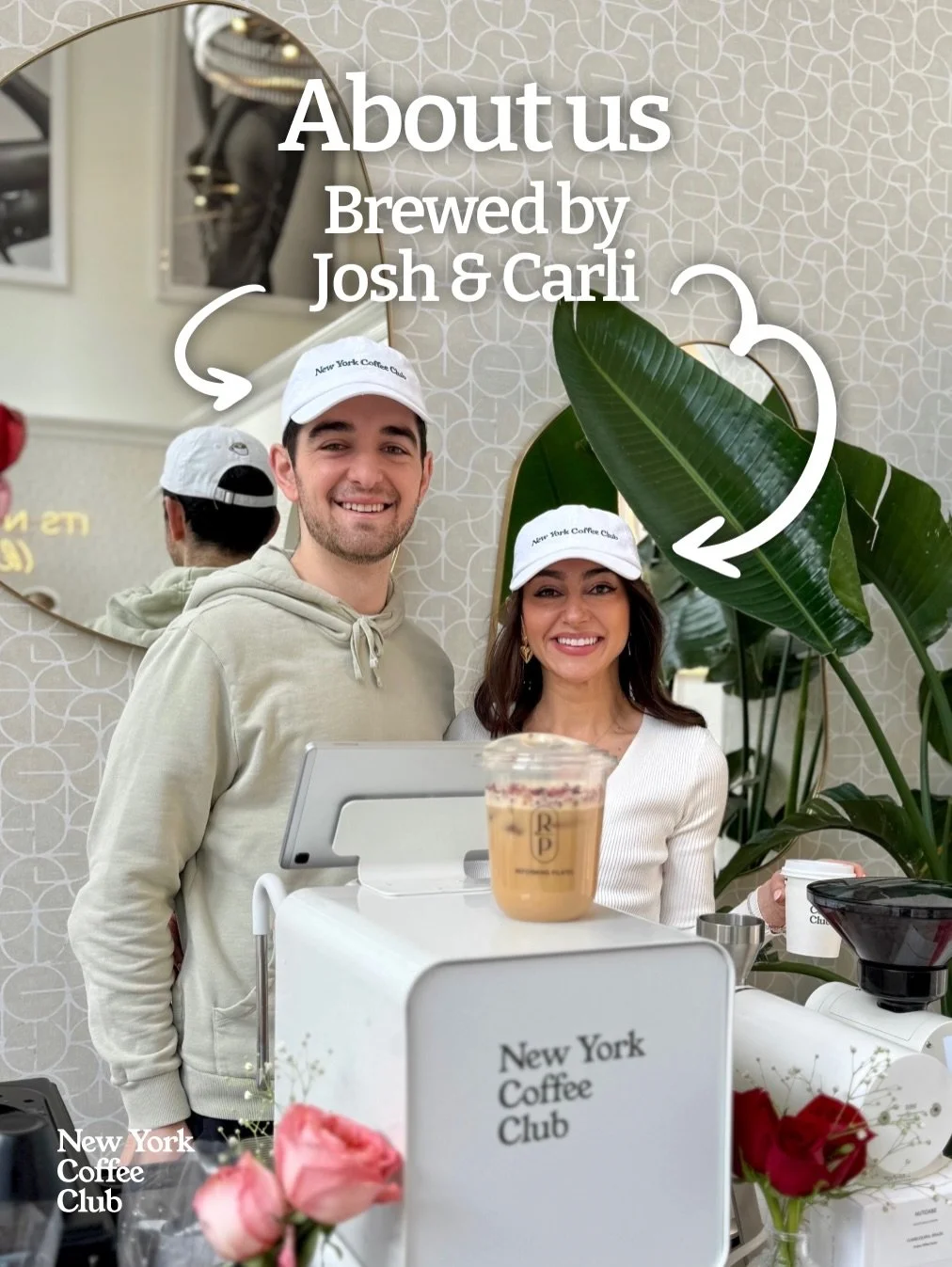 Nice to meet you 🤎 We&rsquo;re Josh and Carli, the founders of New York Coffee Club.

We&rsquo;re from the same hometown and our first date was over coffee. What started as a simple cup turned into hours of conversation&hellip; and eventually, a lif
