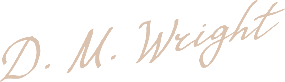 Signature of D. M. Wright written in cursive.