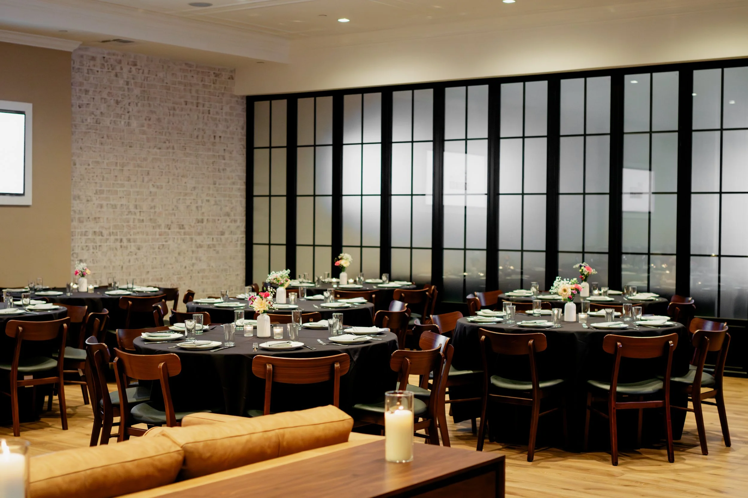 Elegant private event space at The Harlow Room in Nutley, NJ — perfect for weddings, celebrations, and corporate gatherings.