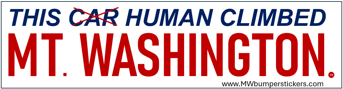 Mt. Washington Bumper Stickers