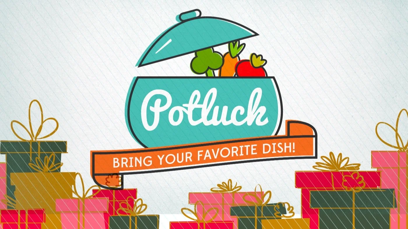 Christmas potluck header image