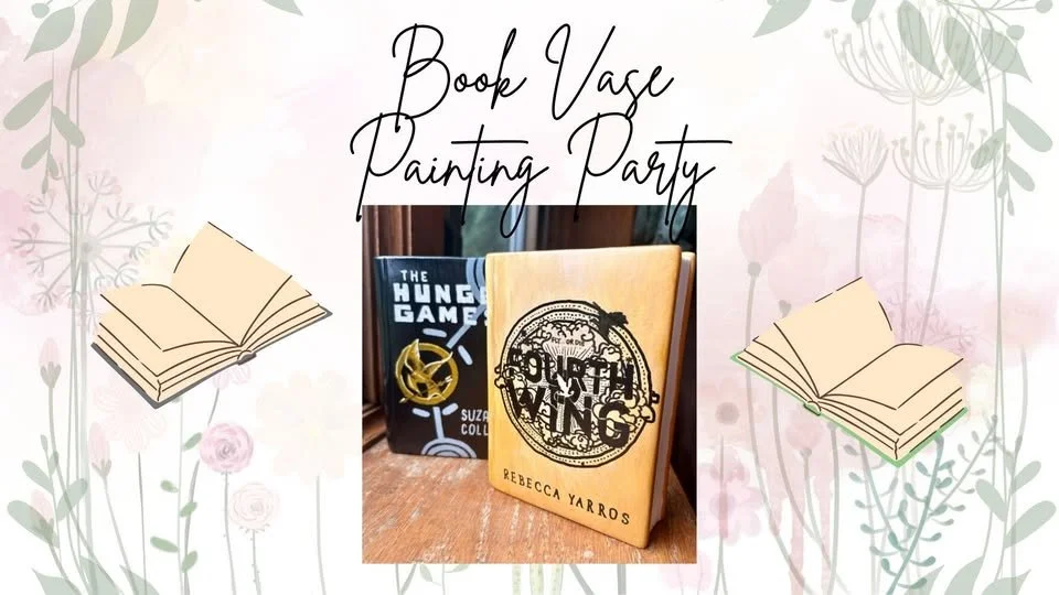 Book Vase Painting Party