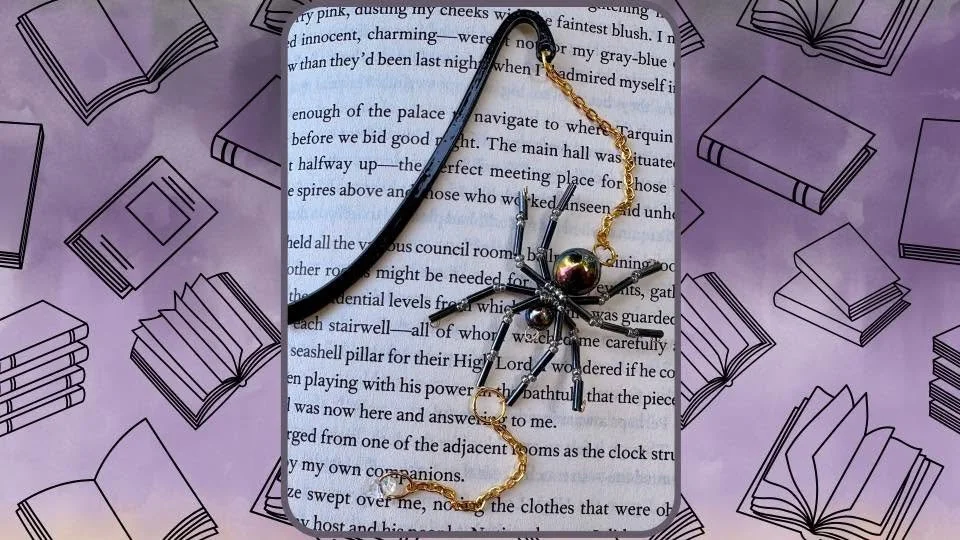 Beaded Halloween Spider Bookmark Class