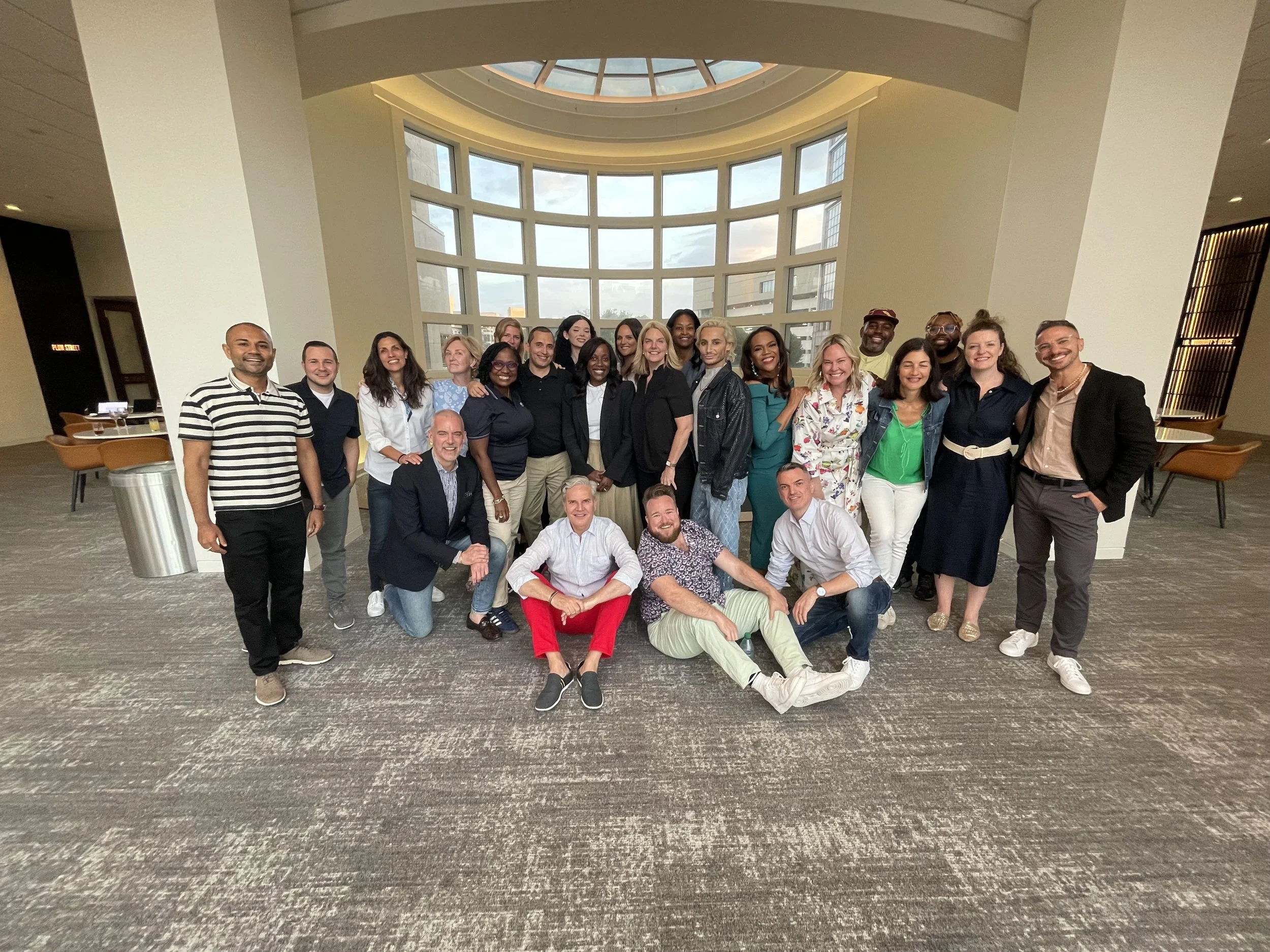 Courtney K. Ford with the GLAAD Board of Directors and Executive Team, July 2024