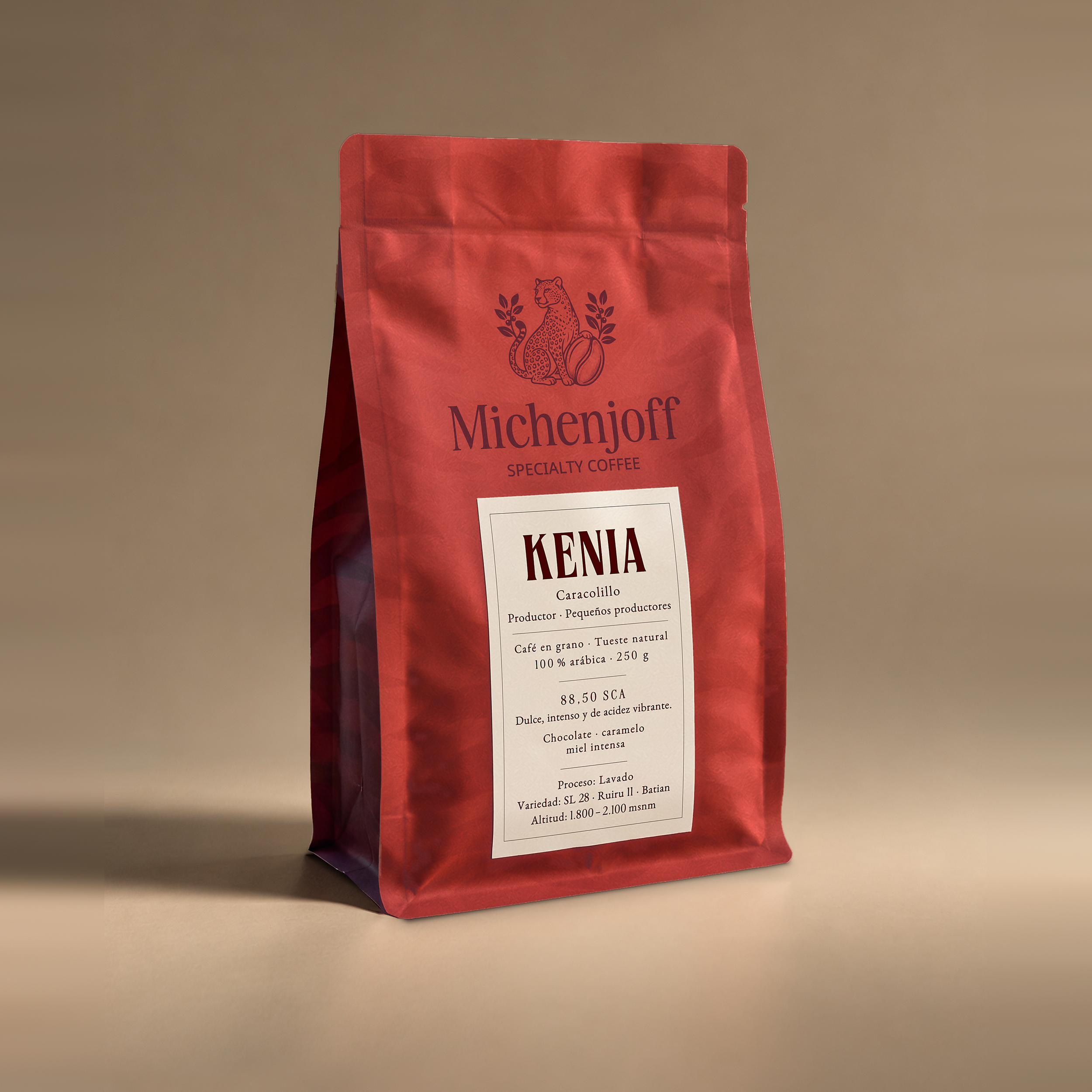 Kenia · Caracolillo - 88.50 SCA · 250 g