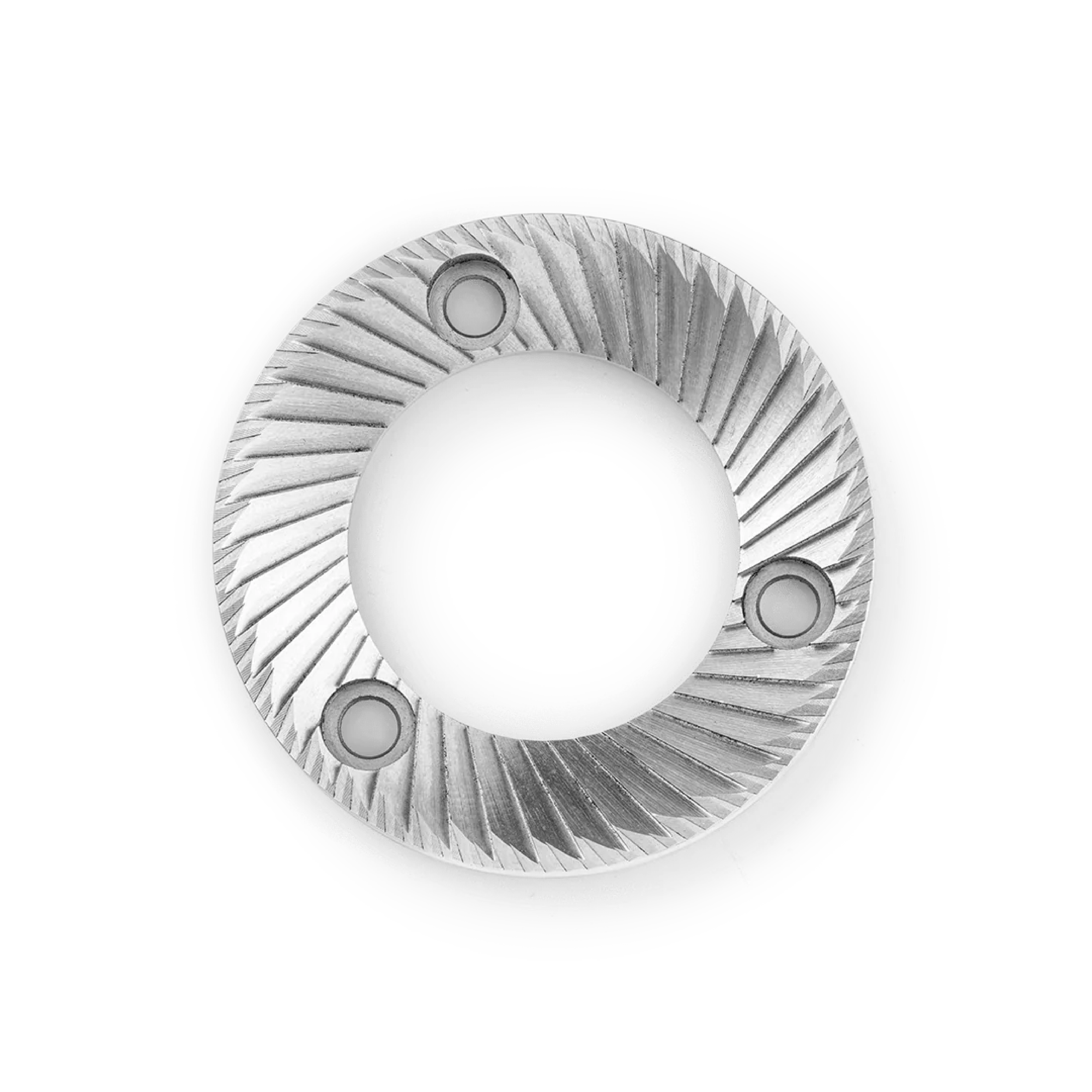 Muelas planas de acero inoxidable de 64 mm aarke michenjoff
