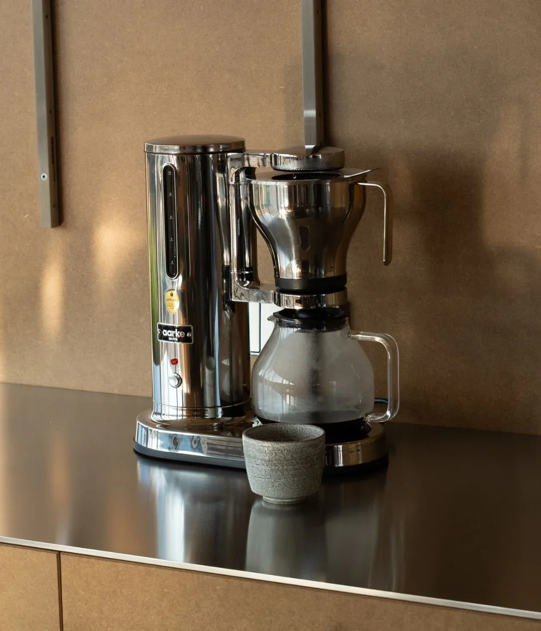 Aarke · Cafetera de filtro · Acero inoxidable