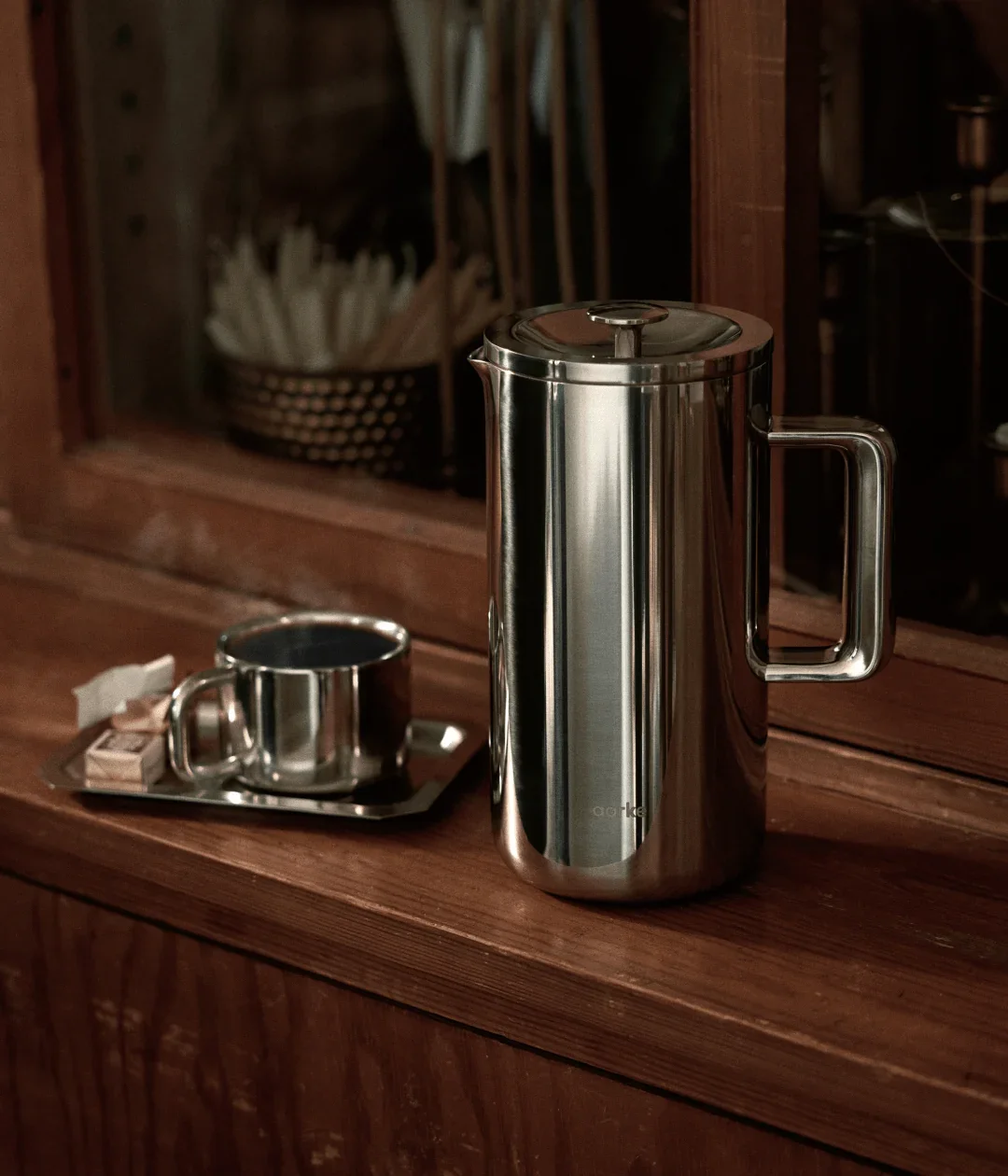 Aarke · Cafetera de prensa francesa · Acero inoxidable