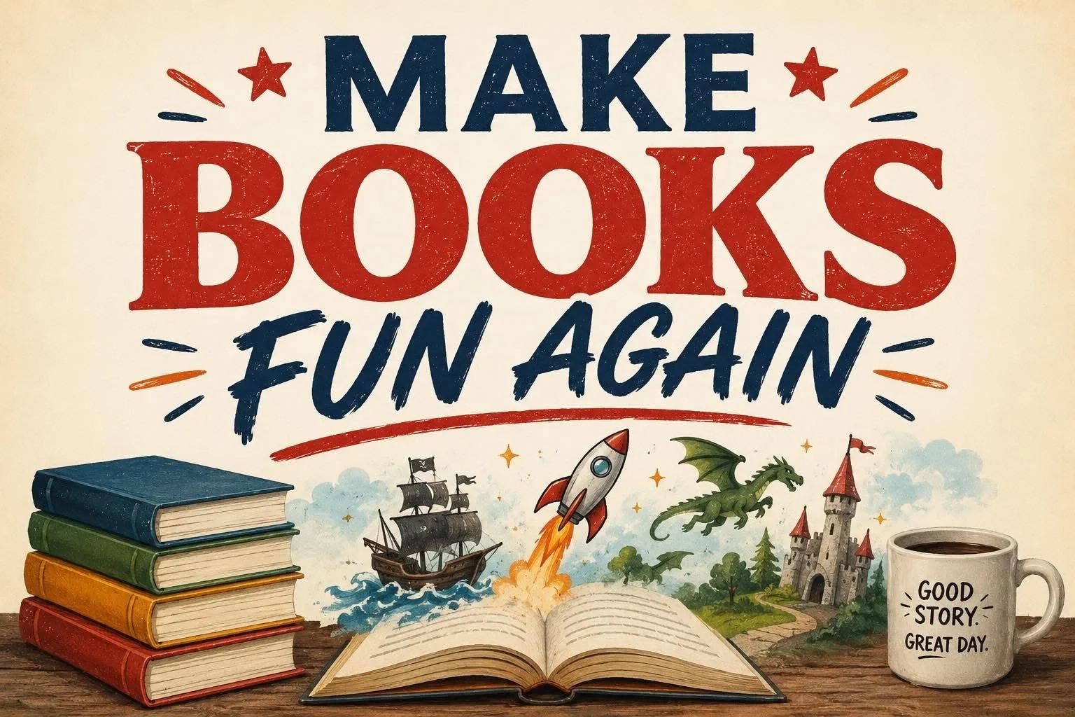 Makes Books Fun Again!