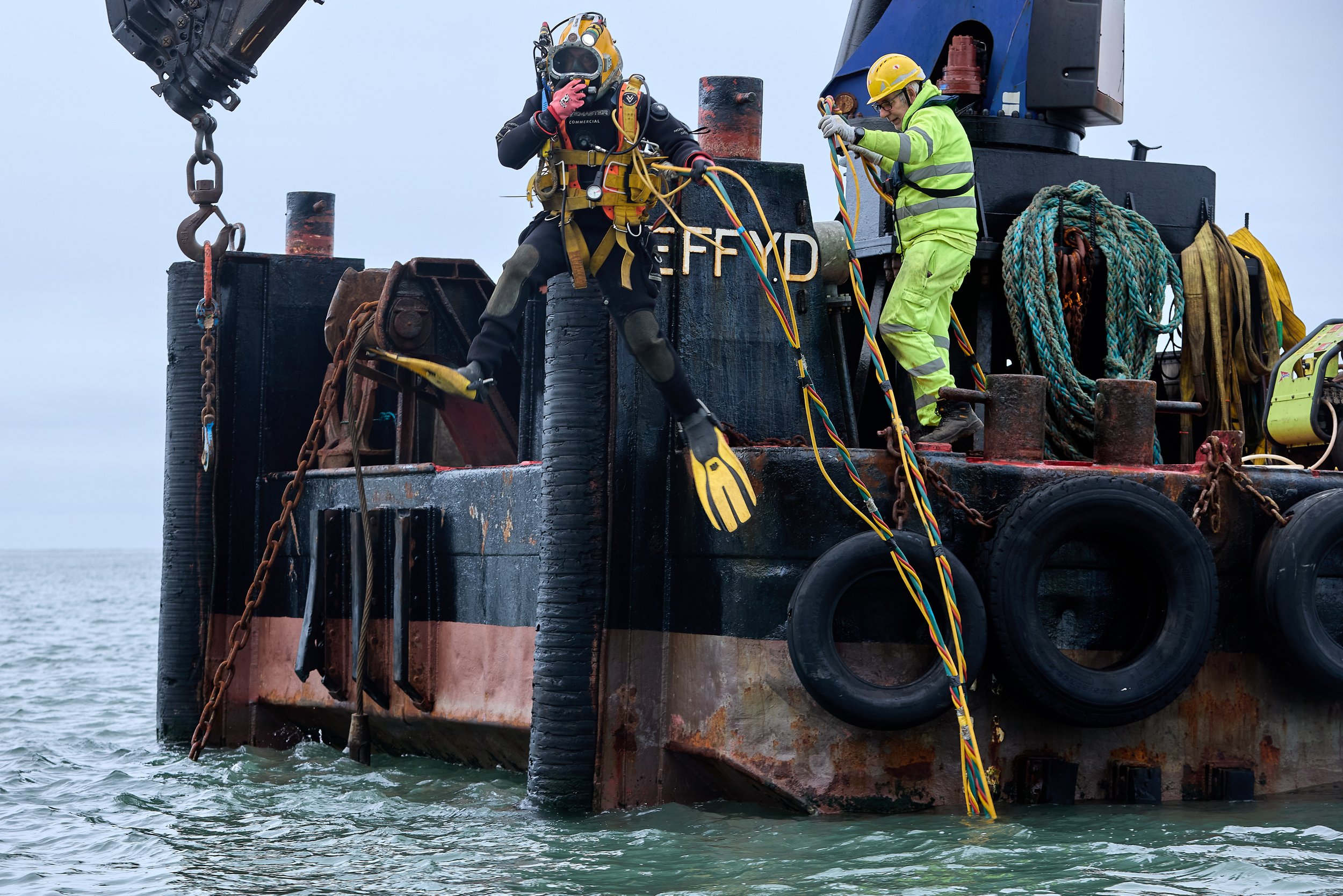 RNLI Mooring Maintenance - Diver- Ilfracombe