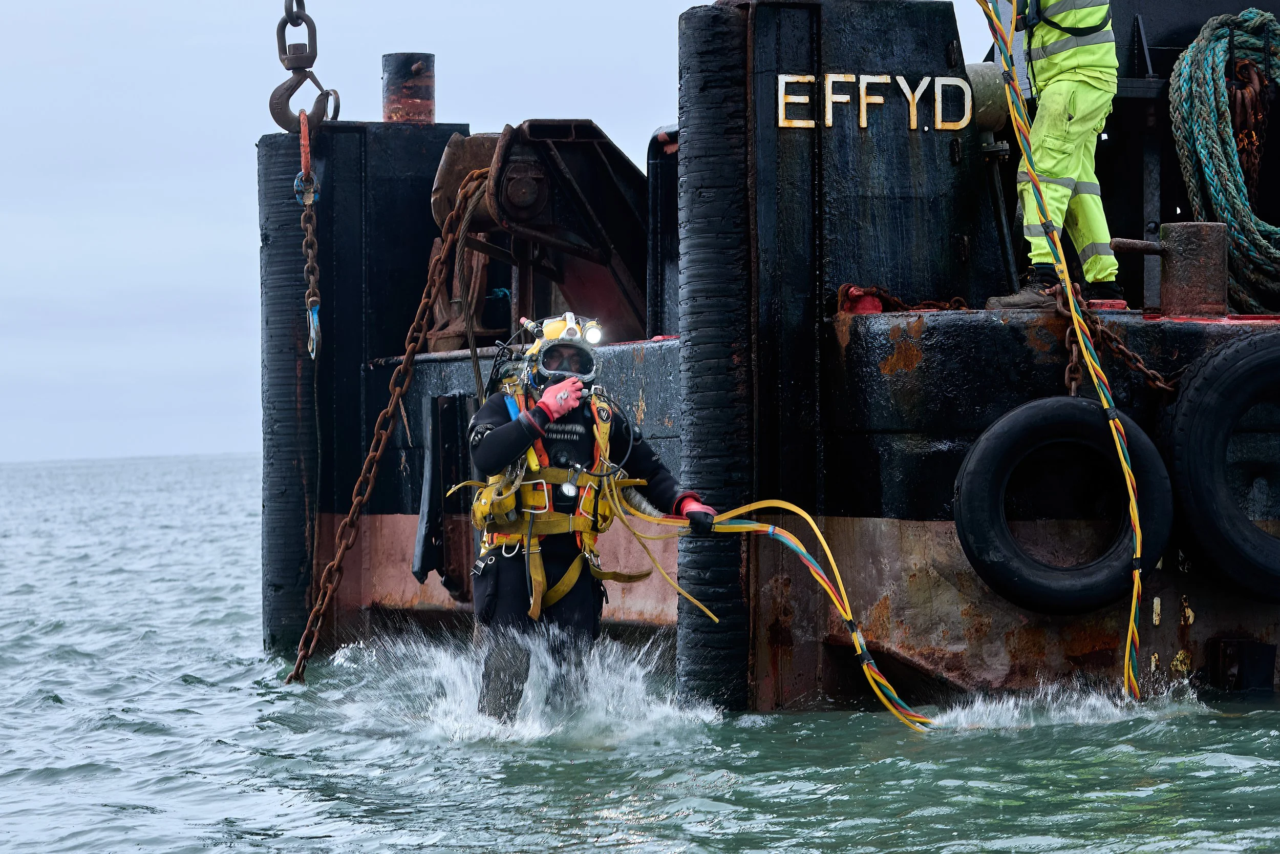 RNLI Mooring Maintenance - Diver- Ilfracombe
